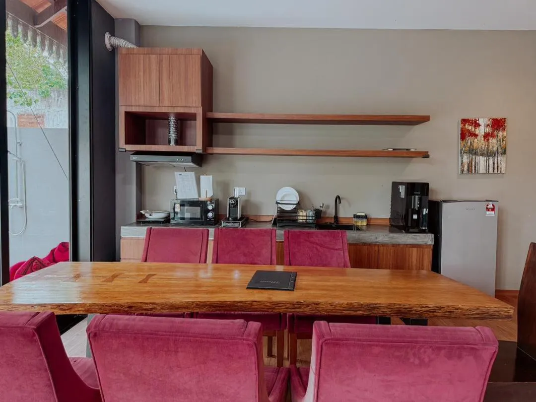 Kitchen or kitchenette in Royale Riviera Resort Private Pool Villas