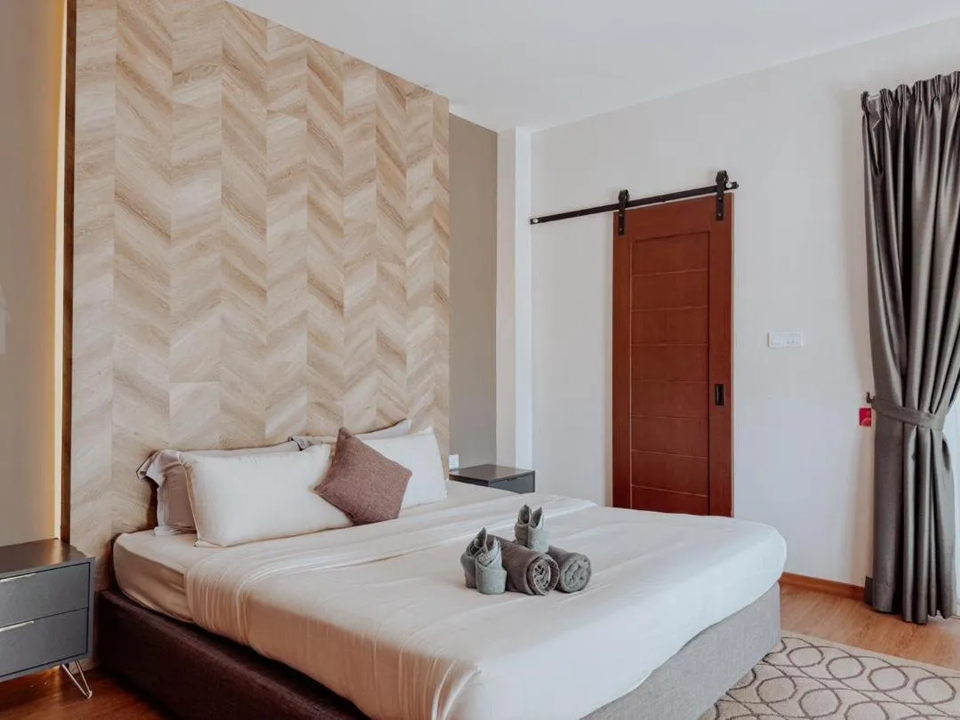 Bed in Royale Riviera Resort Private Pool Villas