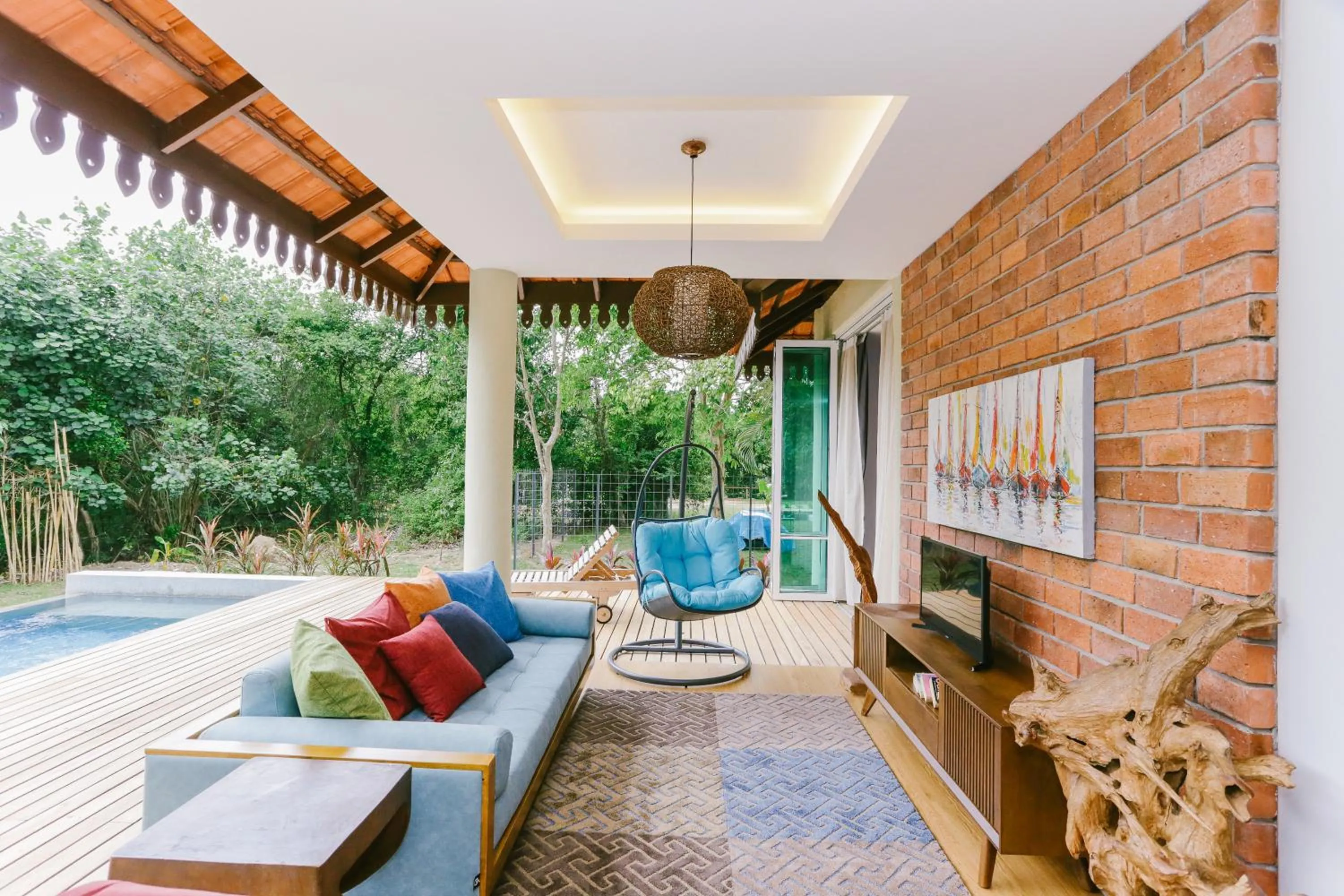 Living room in Royale Riviera Resort Private Pool Villas