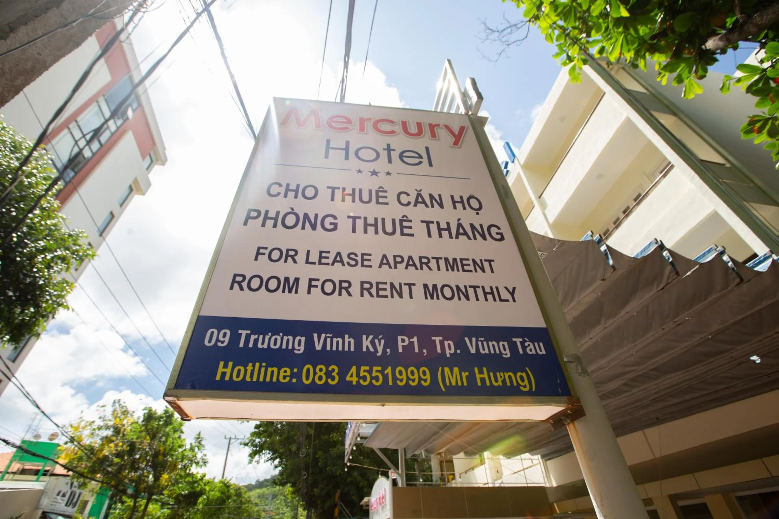 Property logo or sign in Mercury Hotel & Apartment