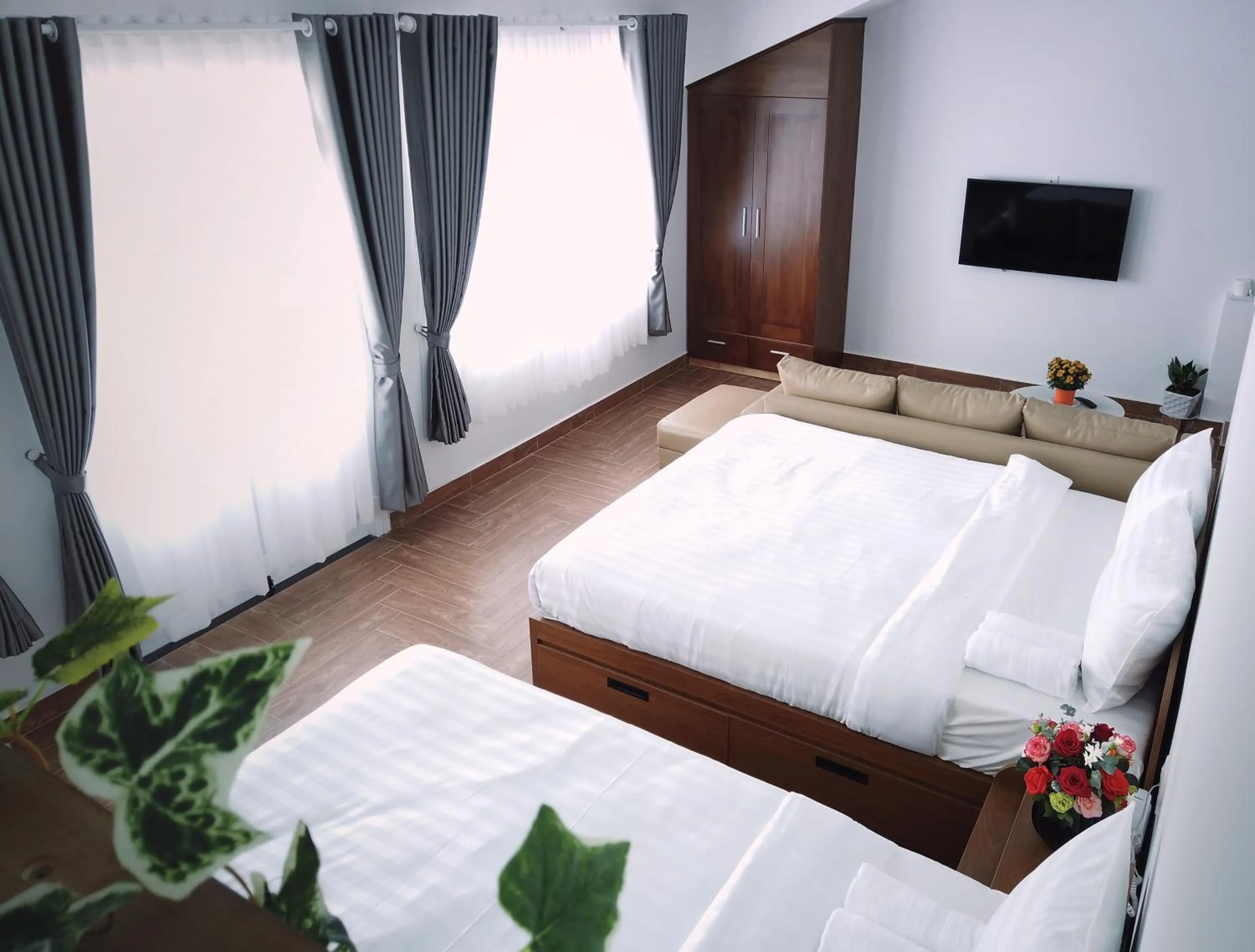 Bed in Free Style Hotel Dalat