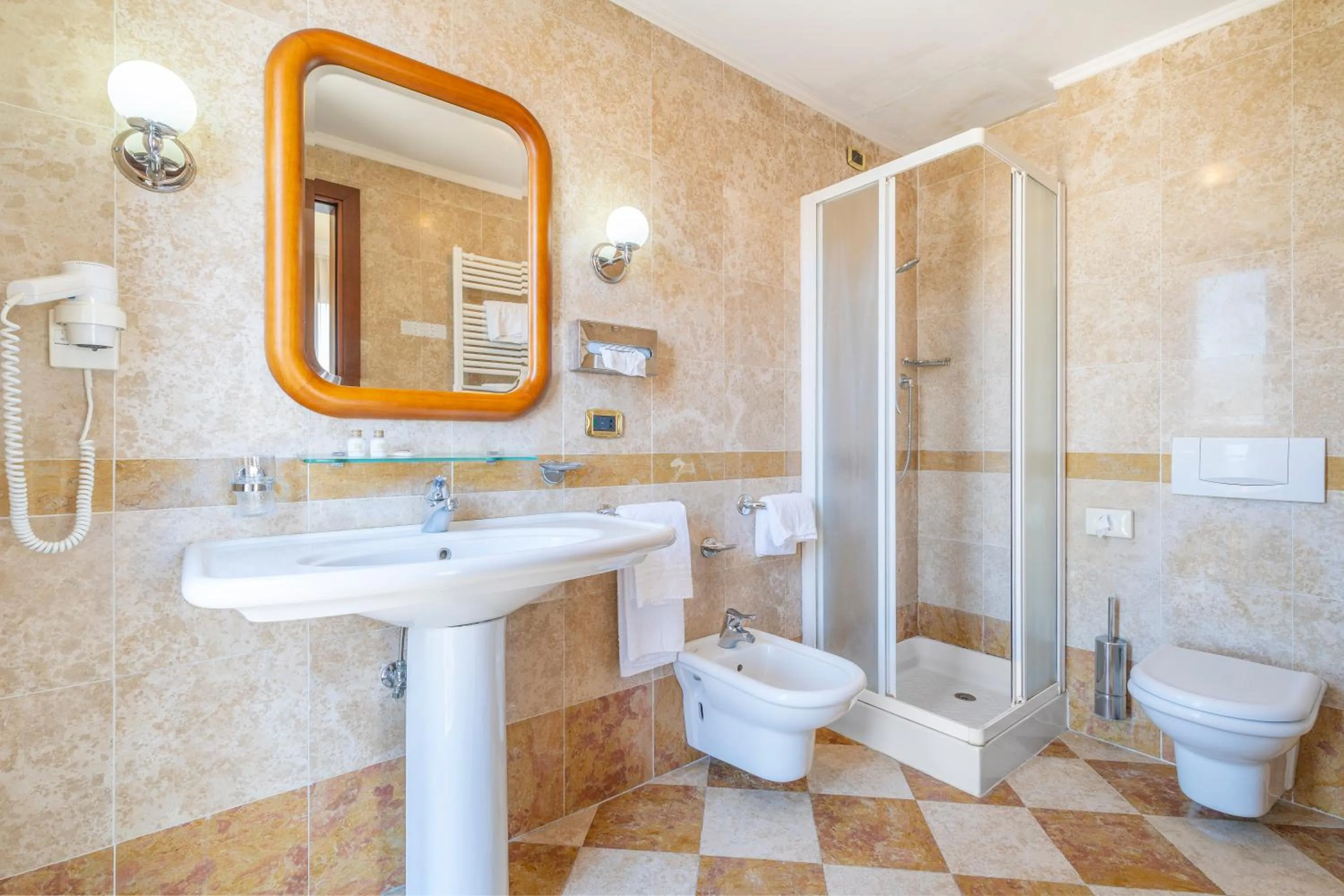 Bathroom in Hotel Panorama