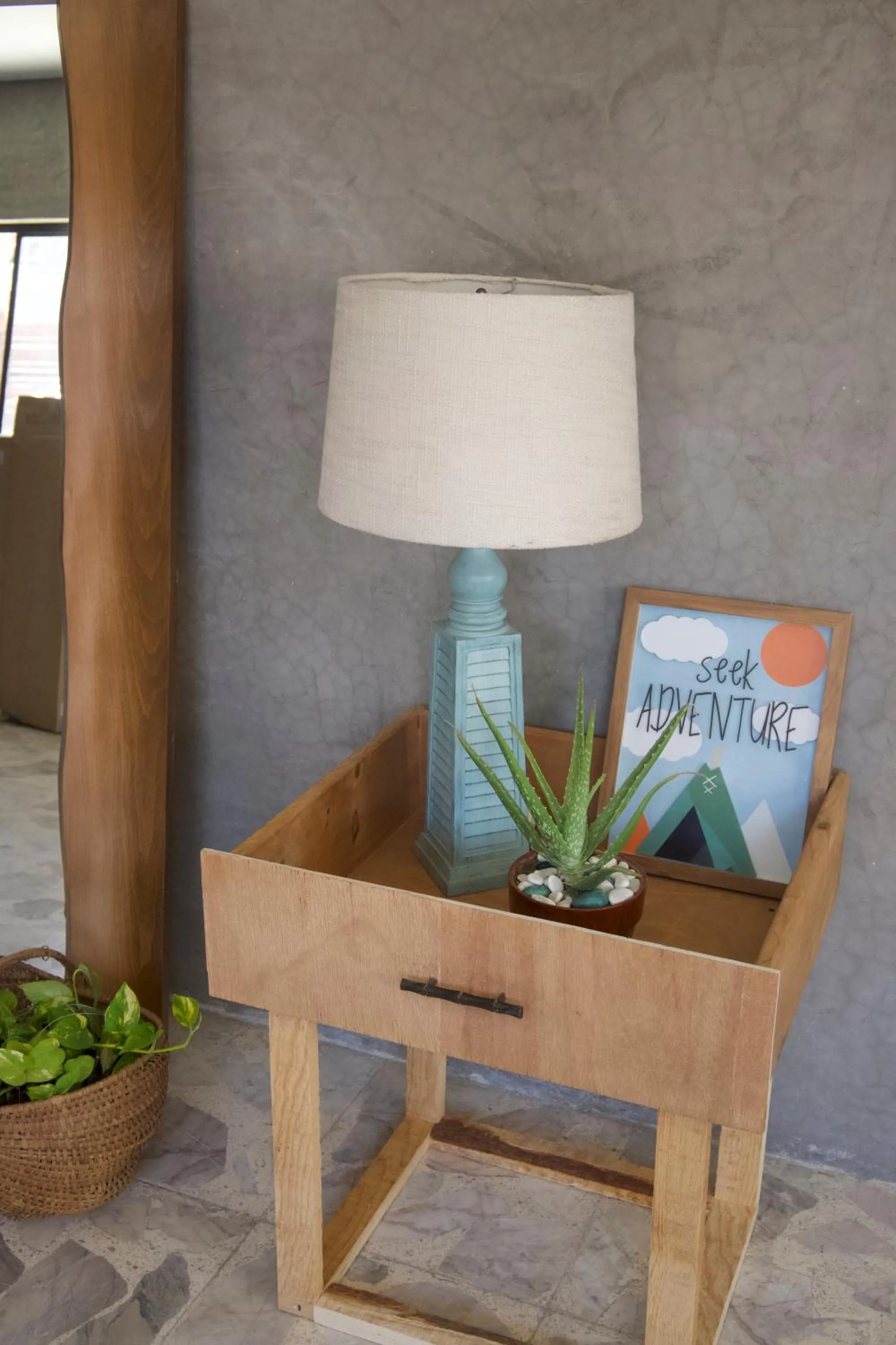 Living room in Desert Heart Hostel