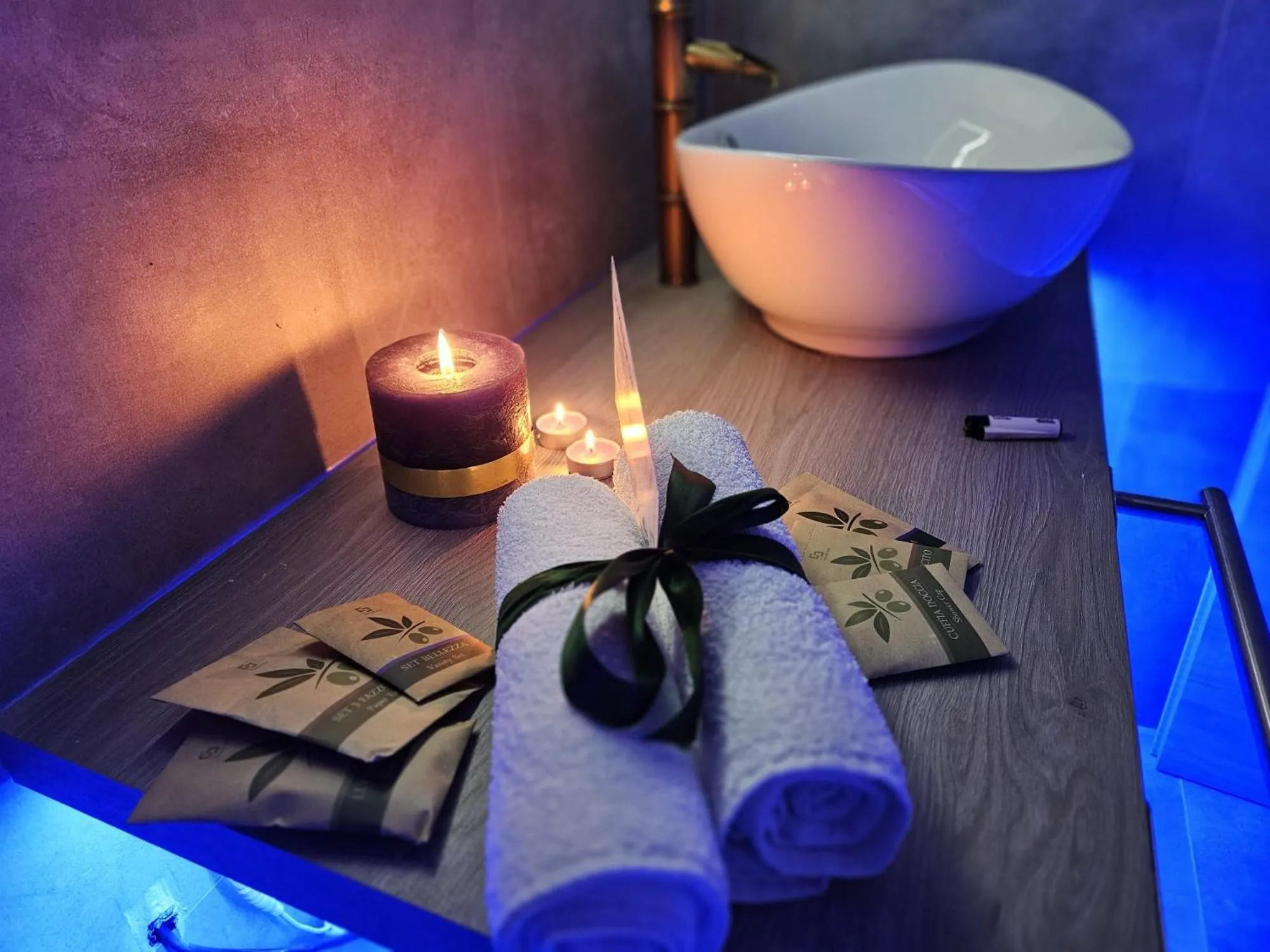 towels in B&B Villa Maracujà