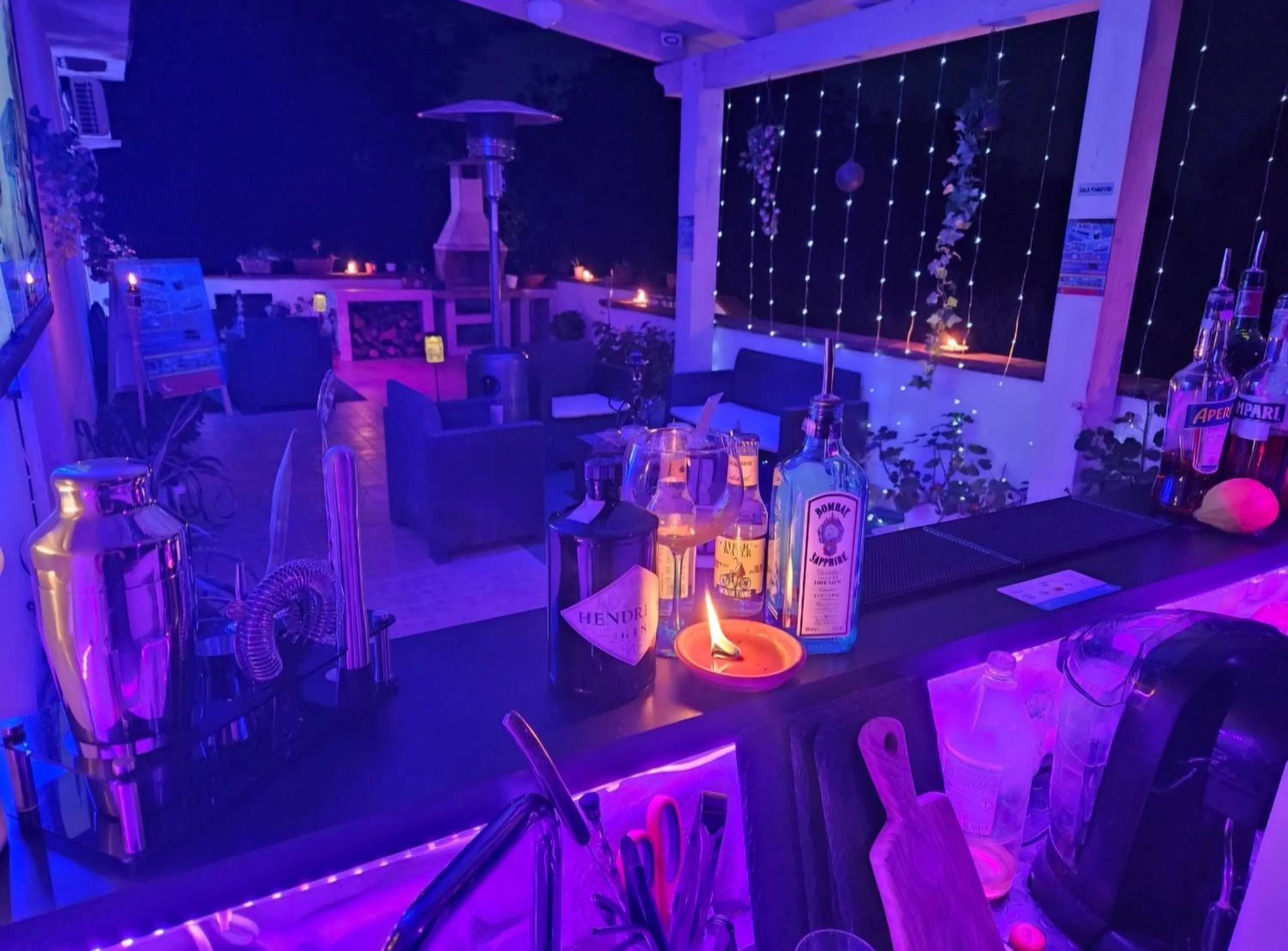 Lounge or bar in B&B Villa Maracujà