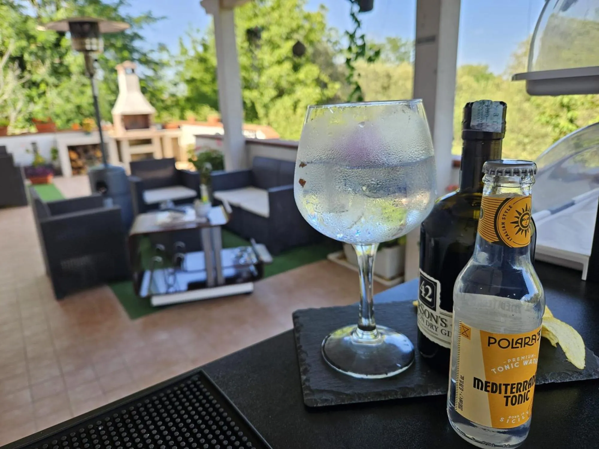 Lounge or bar in B&B Villa Maracujà