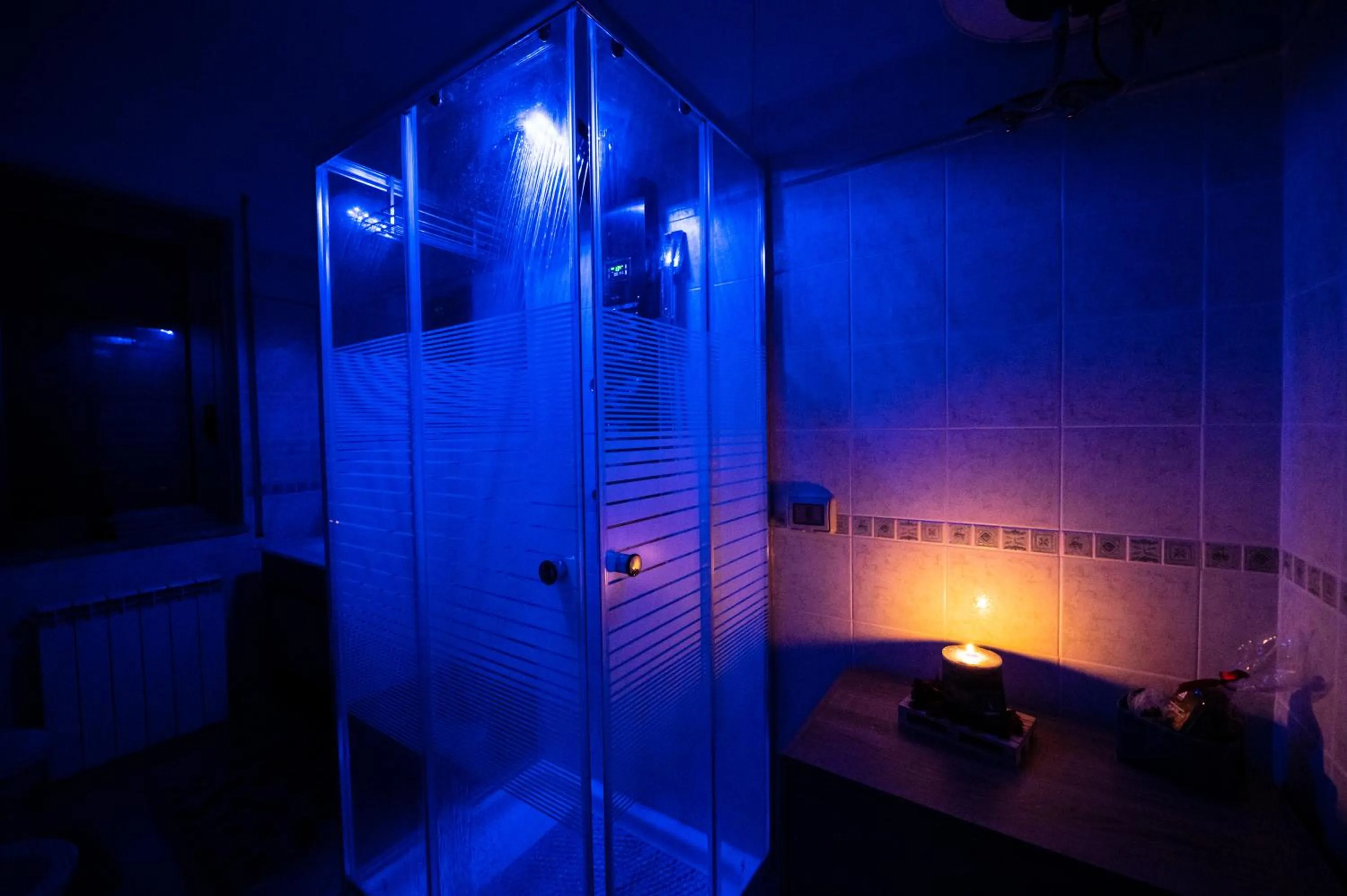 Shower in B&B Villa Maracujà