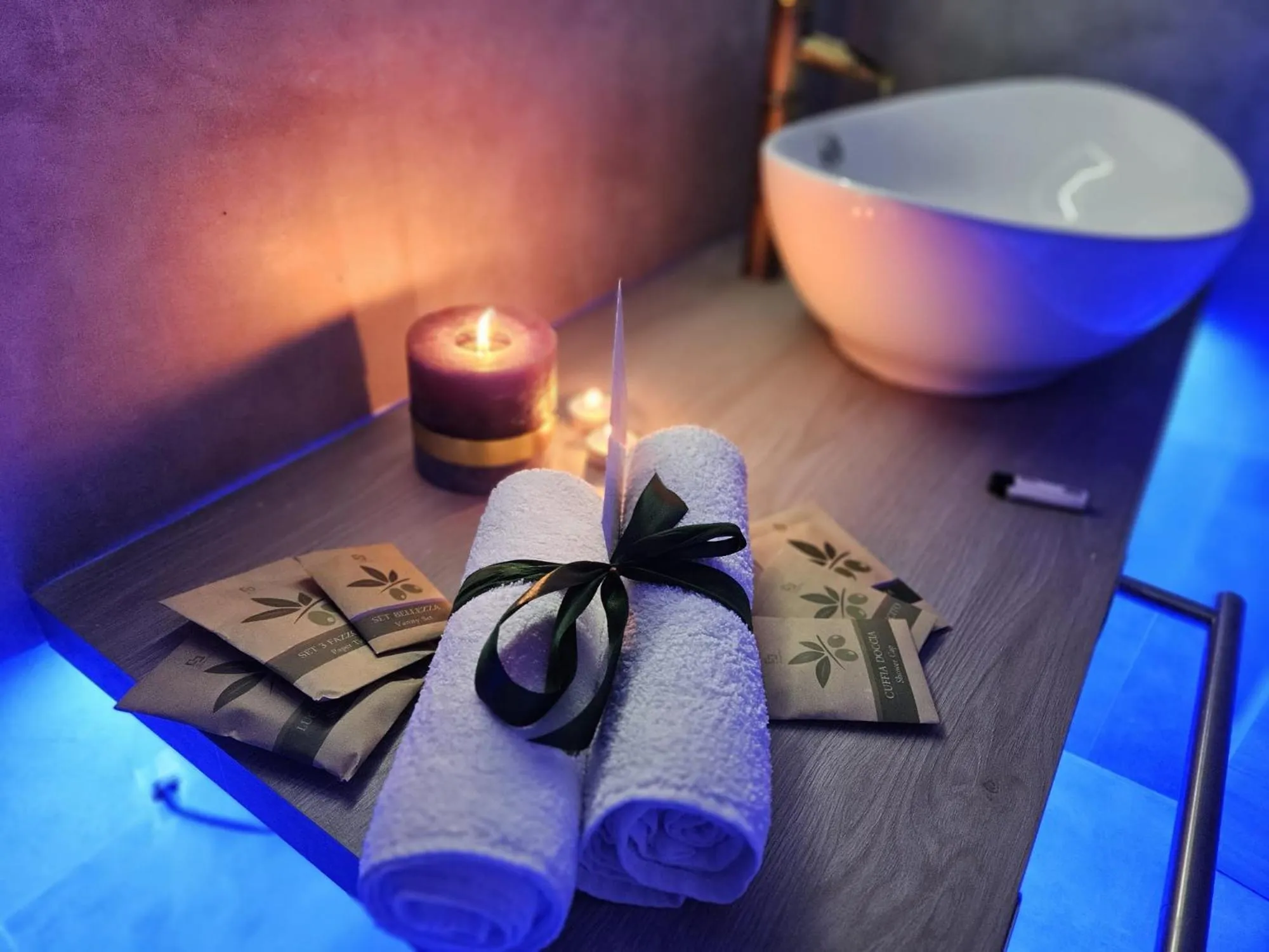 towels in B&B Villa Maracujà