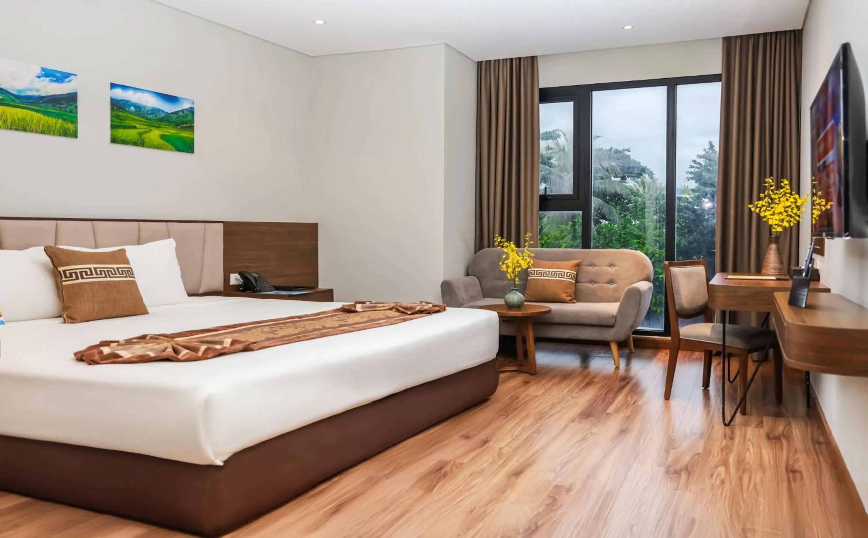 Bed in Vipol Mui Ne Hotel & Spa