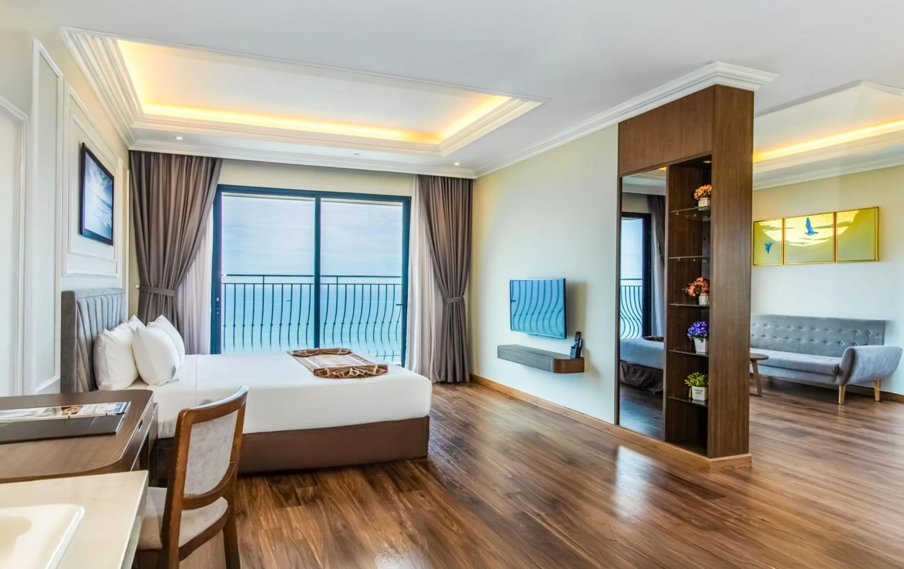 Bed in Vipol Mui Ne Hotel & Spa