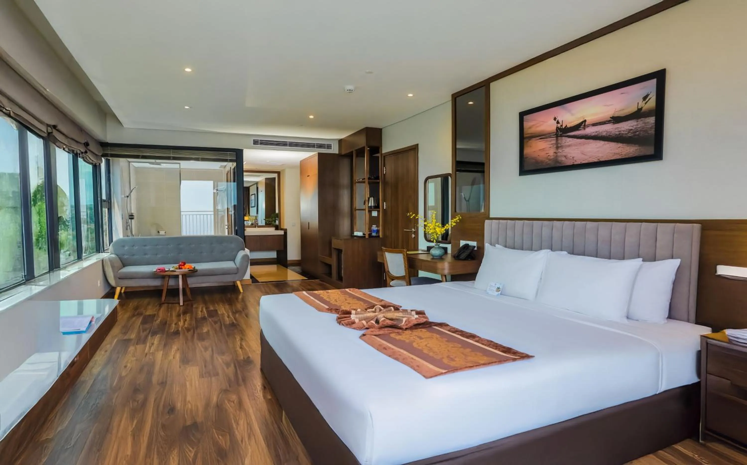 Bed in Vipol Mui Ne Hotel & Spa