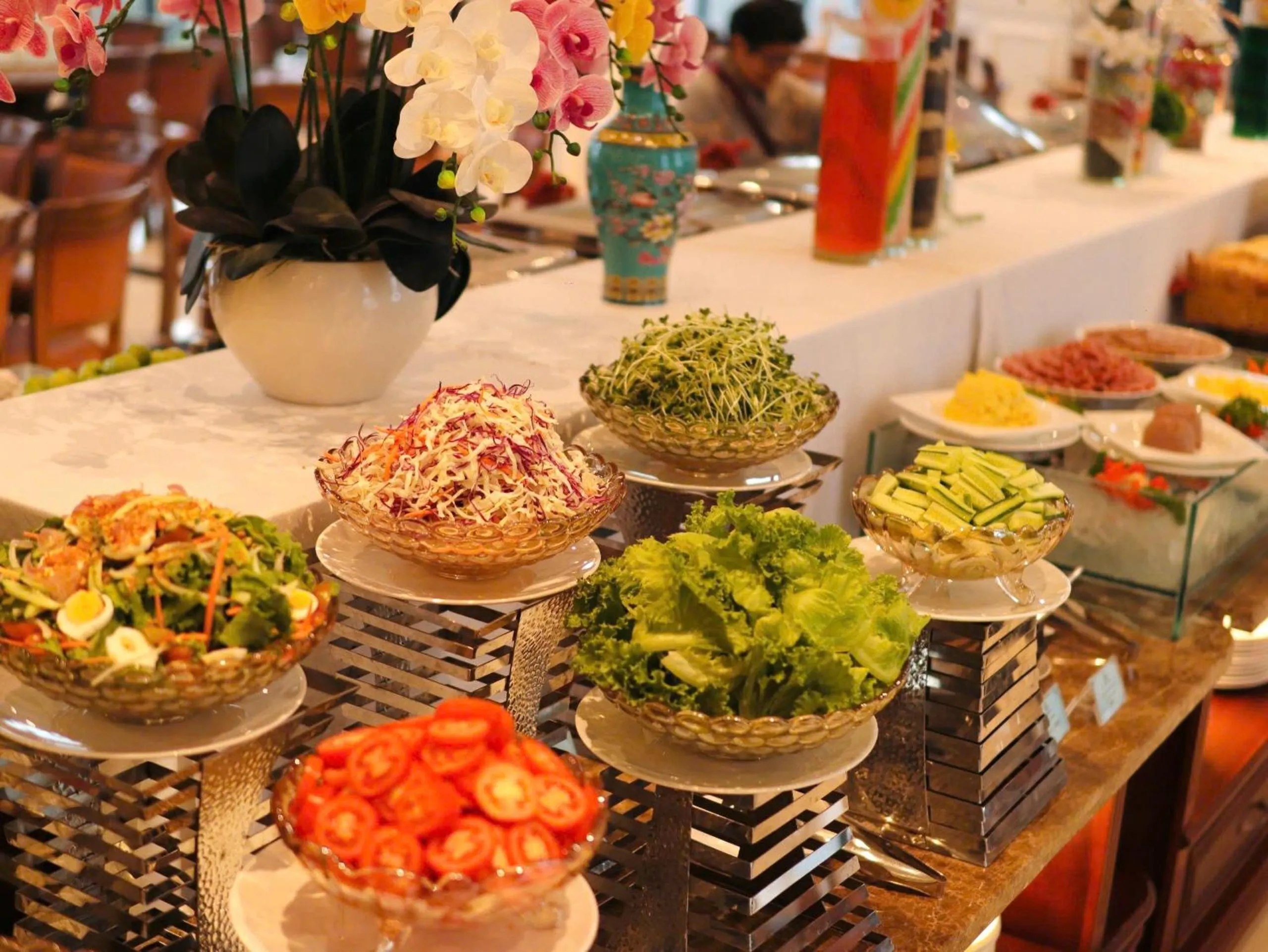 Buffet breakfast in Vipol Mui Ne Hotel & Spa