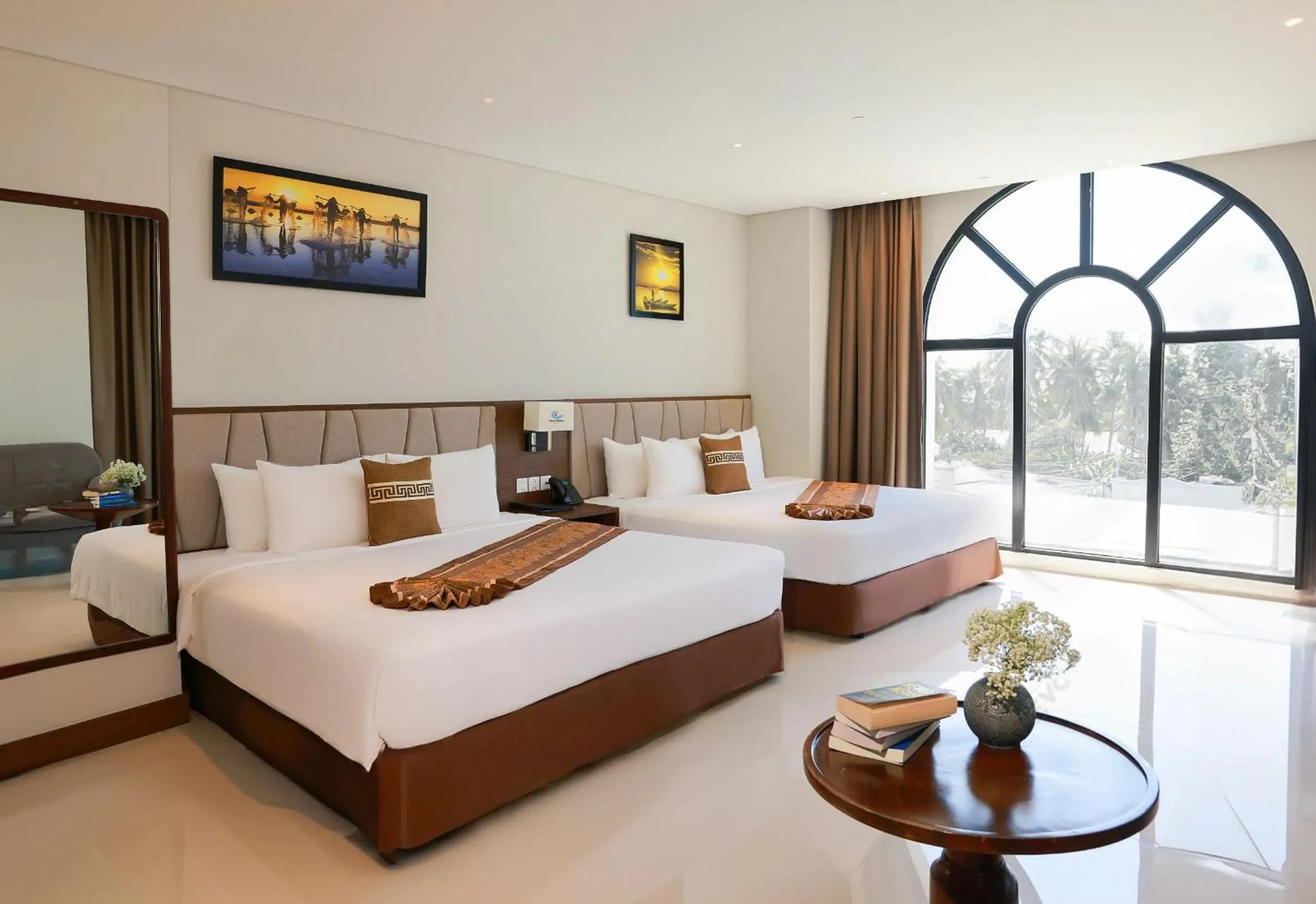 Bed in Vipol Mui Ne Hotel & Spa