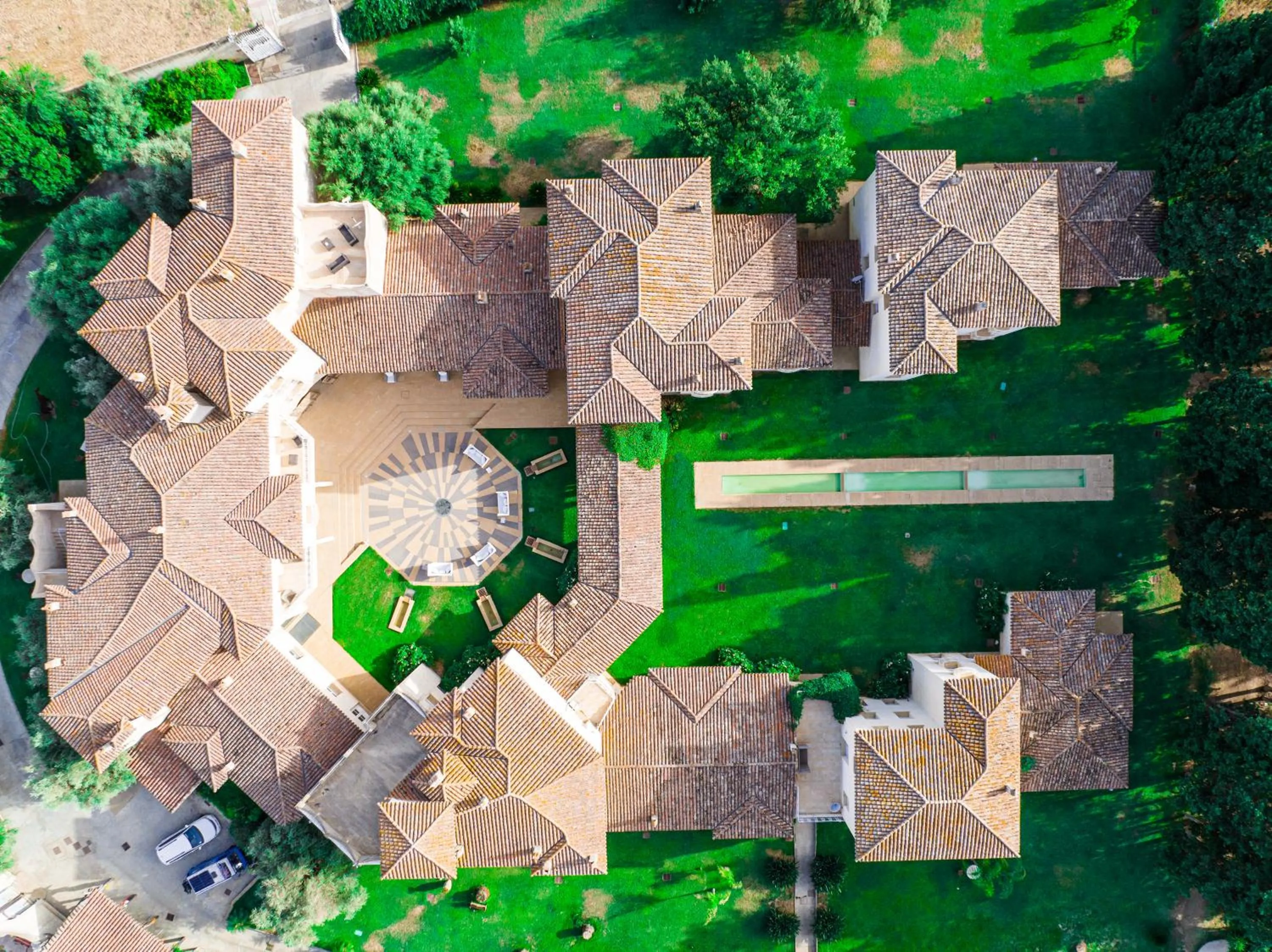 Bird's eye view in Tartheshotel