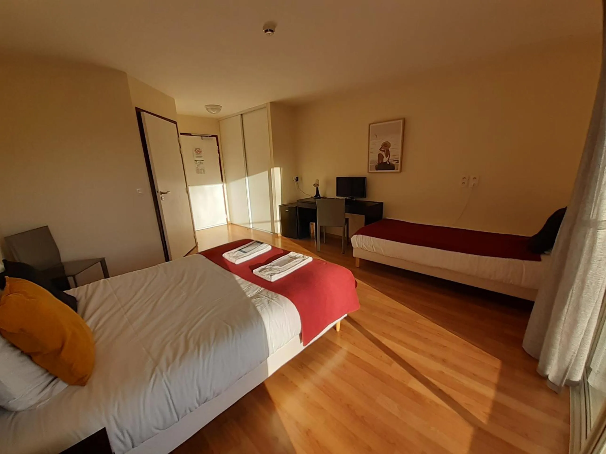 Bed in La Villa des Golf.e.s