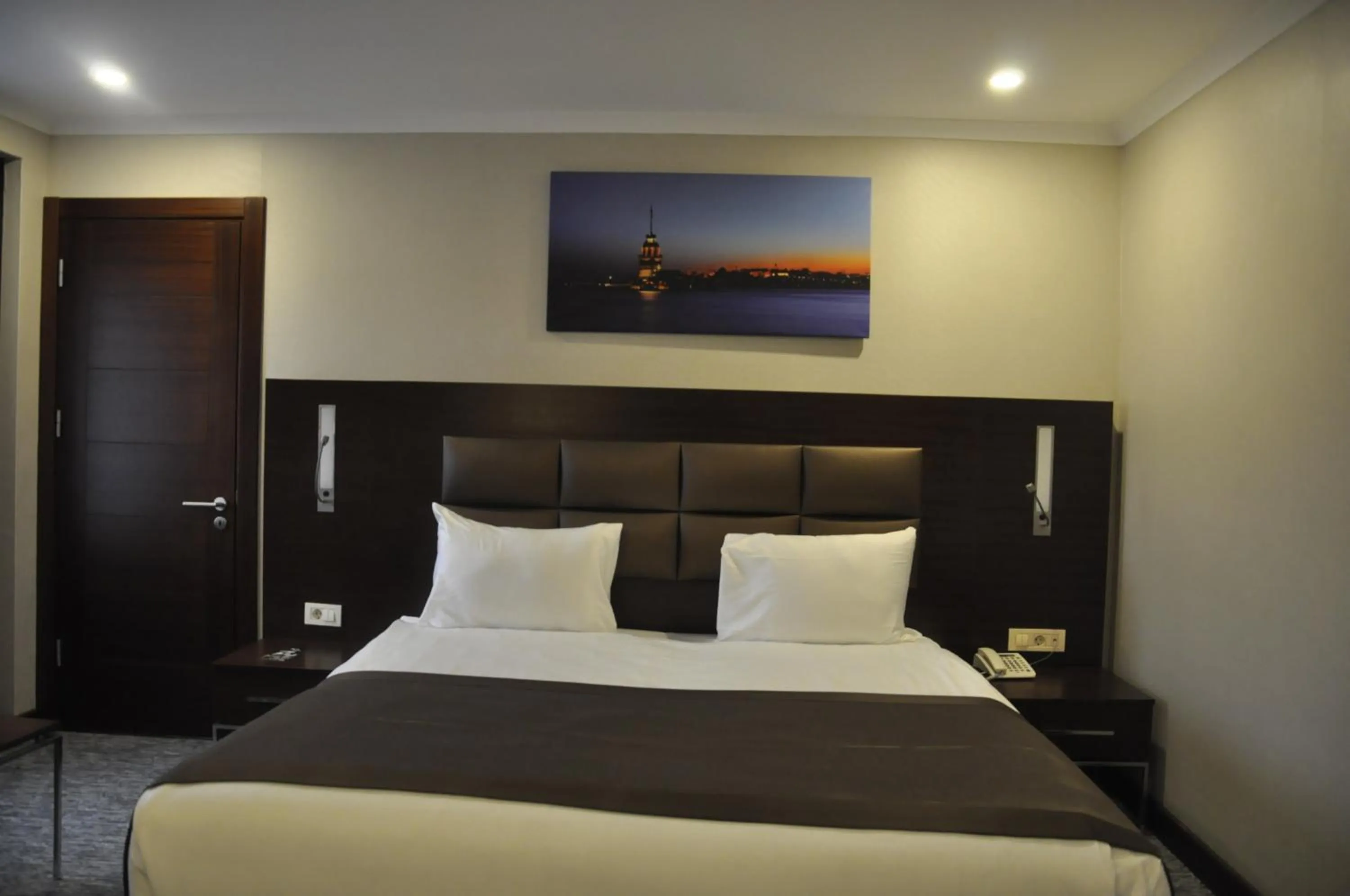 Bed in Happy Inn Gebze Hotel