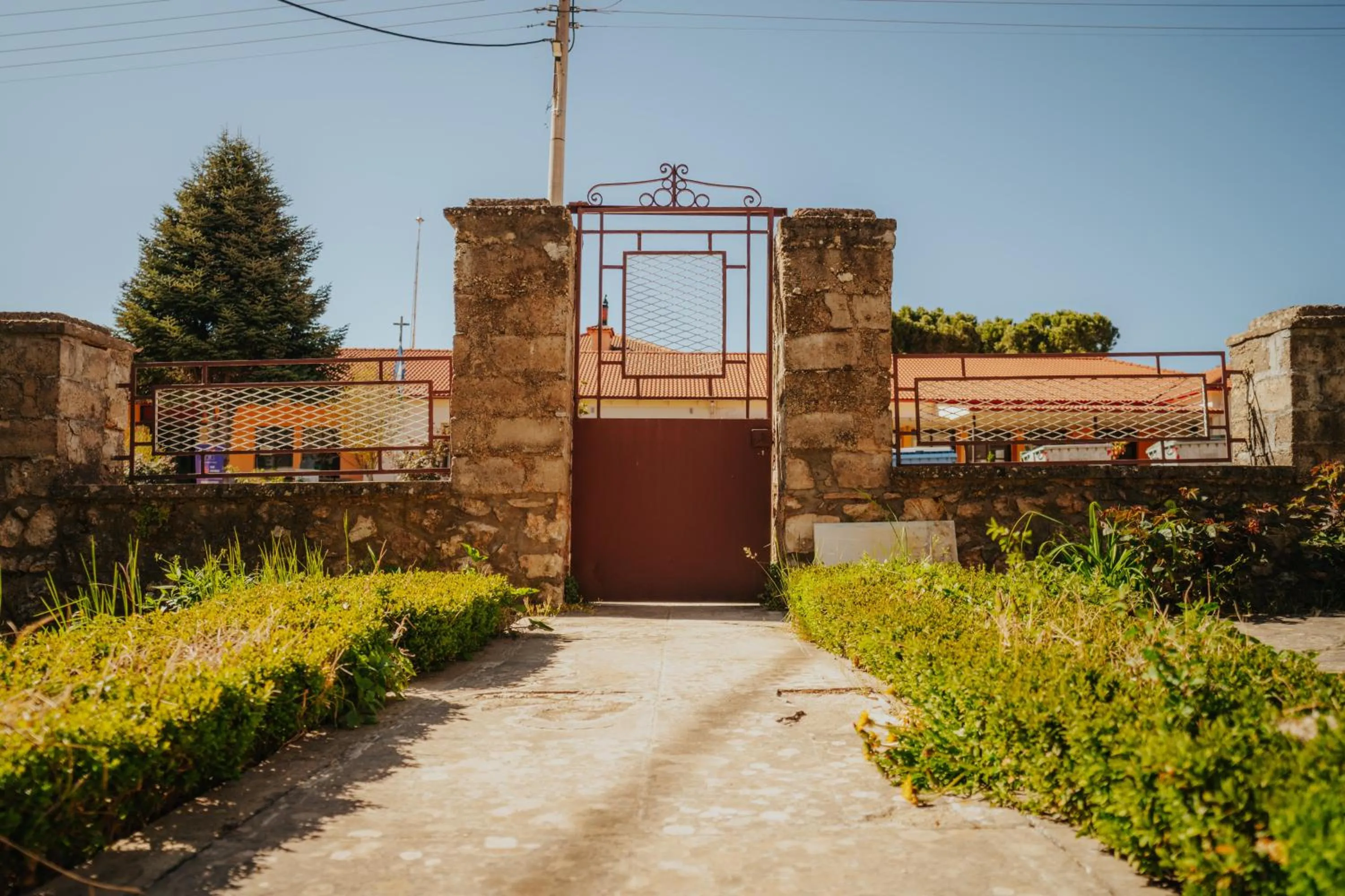 Facade/entrance in Kalavrita downtown 3 bedrm house for 6 pers by MPS