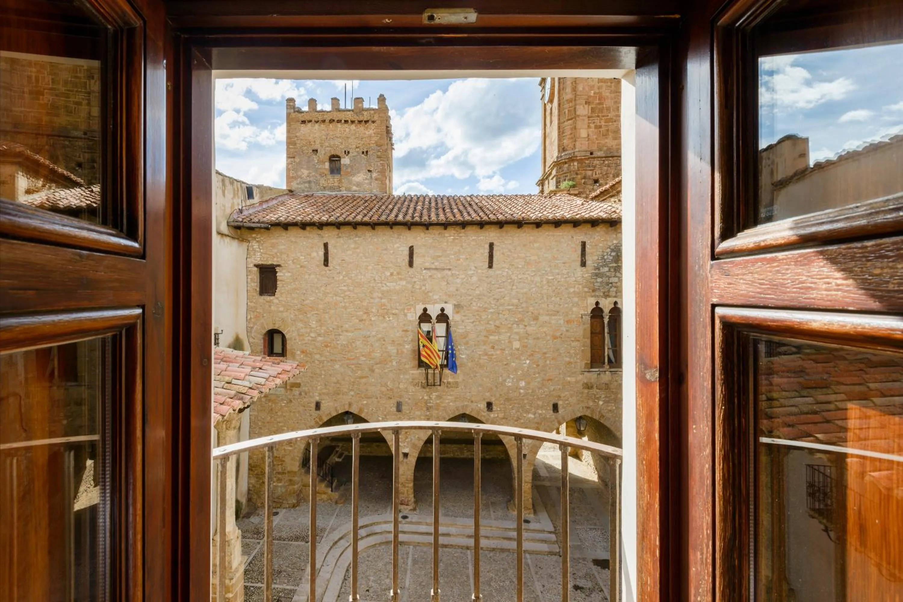 Balcony/Terrace in Hotel Palacio Matutano-Daudén