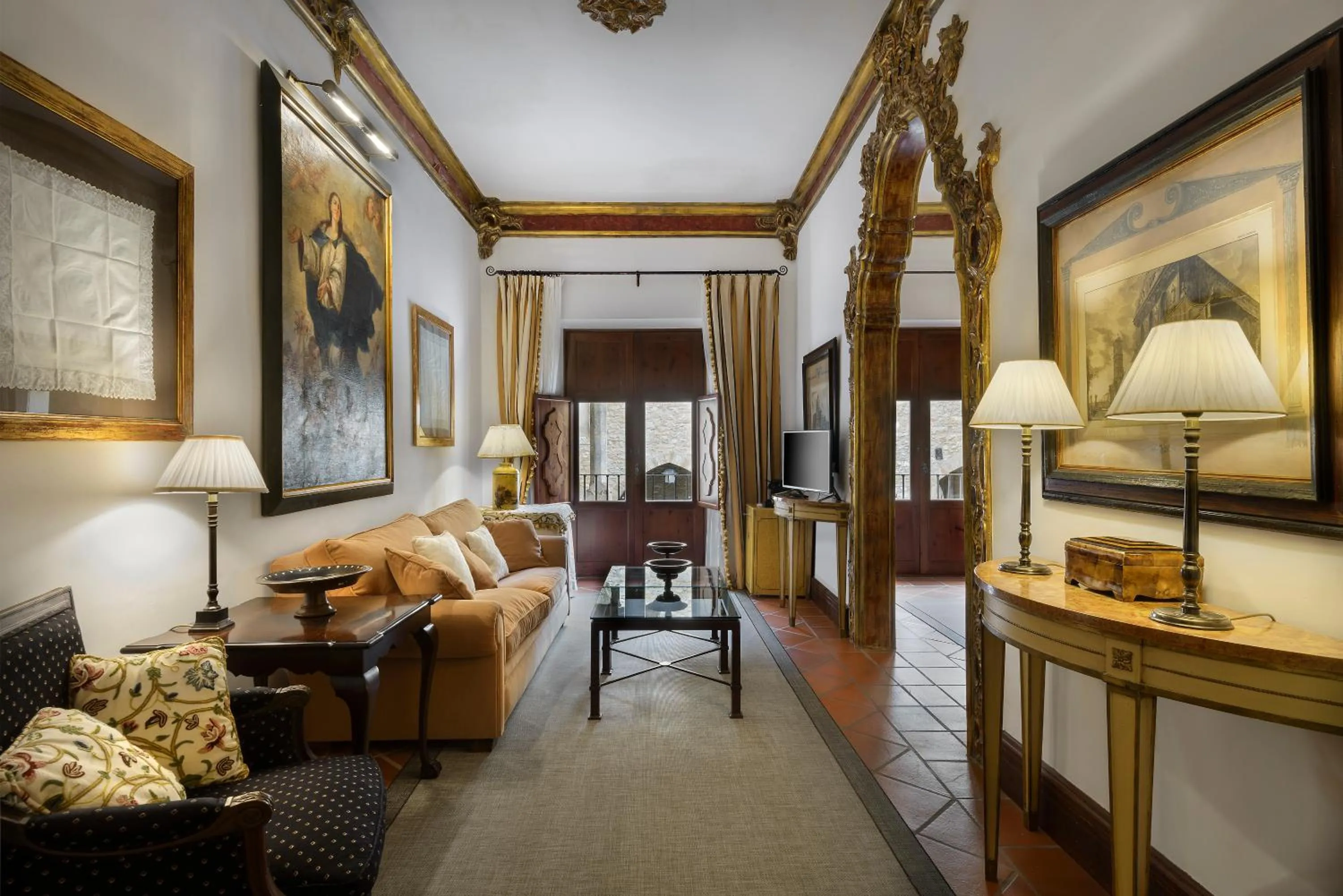 Balcony/Terrace in Hotel Palacio Matutano-Daudén