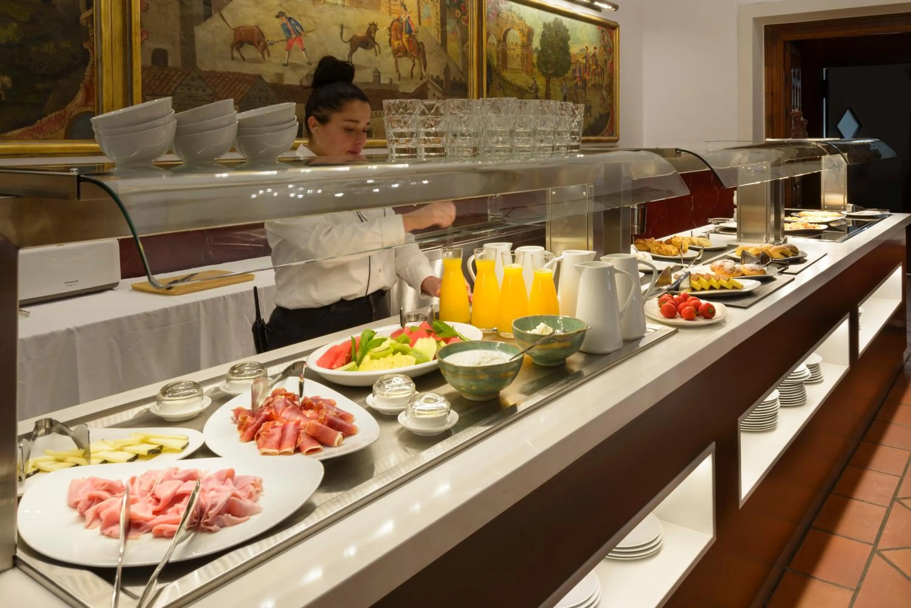 Breakfast in Hotel Palacio Matutano-Daudén