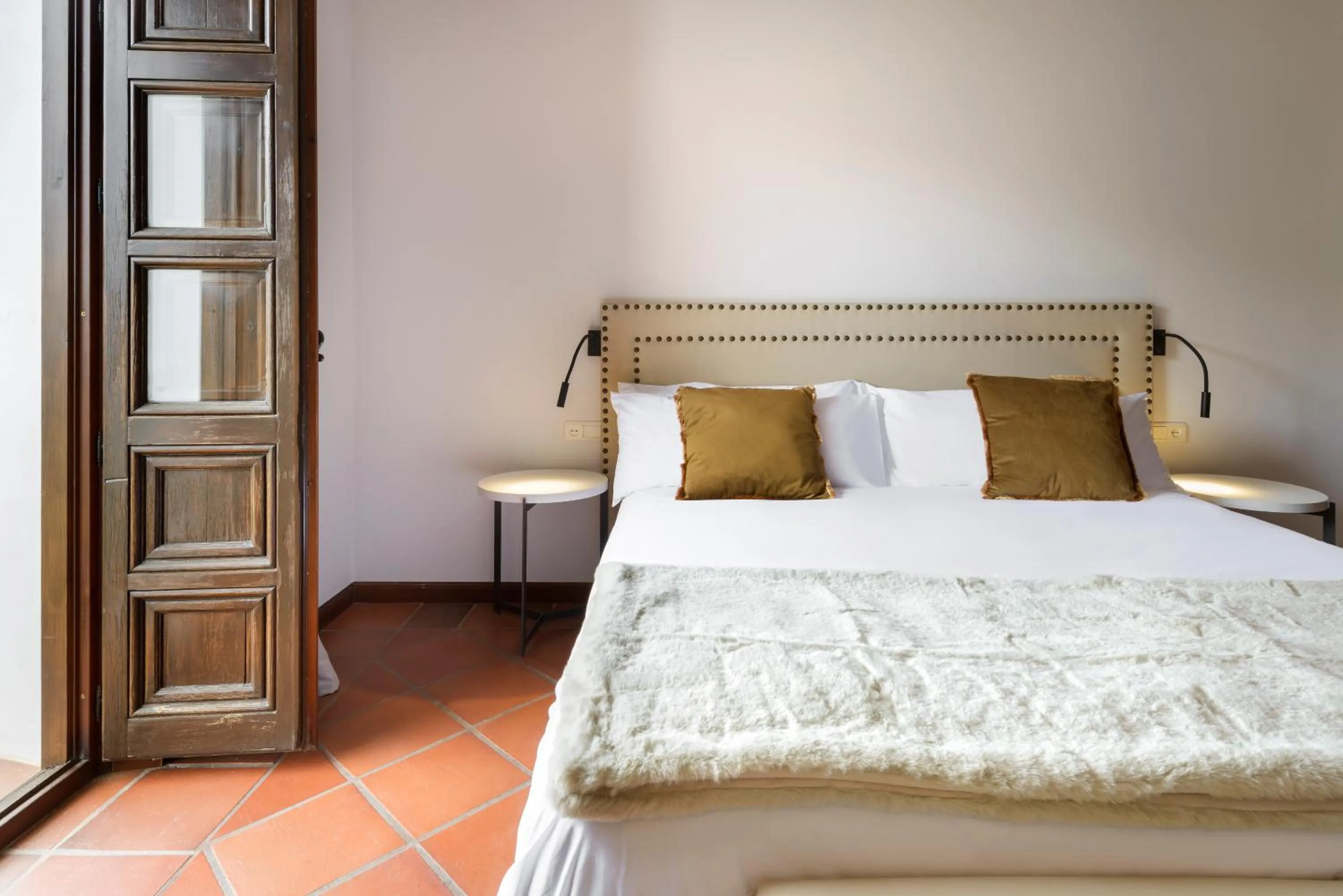 Bedroom, Bed in Hotel Palacio Matutano-Daudén