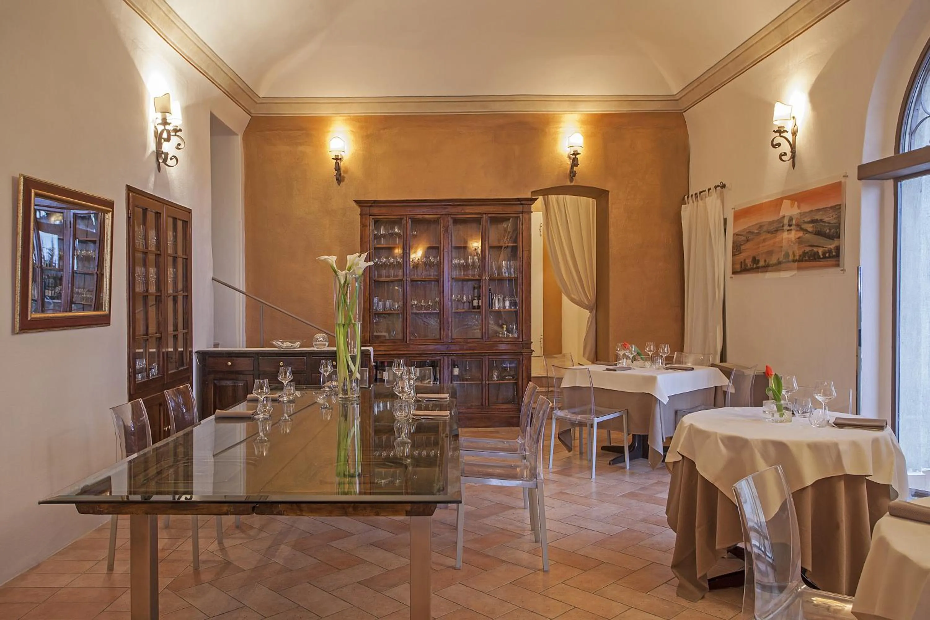 Restaurant/places to eat in Relais Il Chiostro Di Pienza