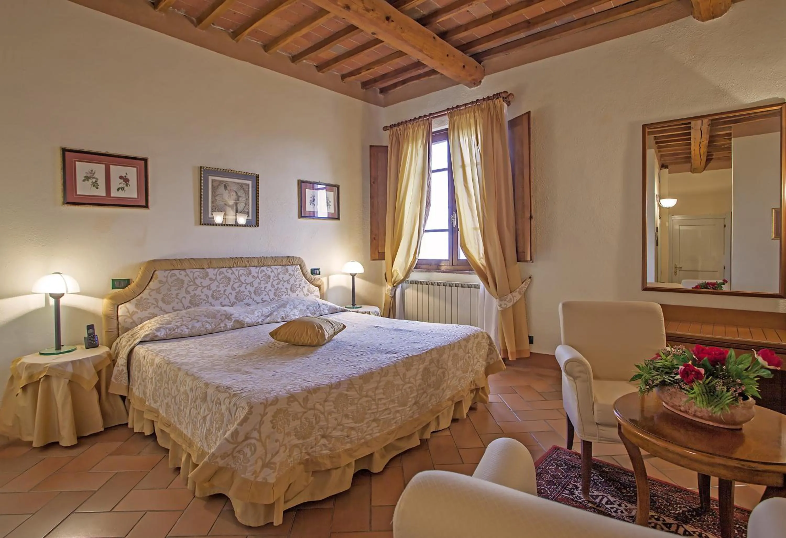 Bed in Relais Il Chiostro Di Pienza