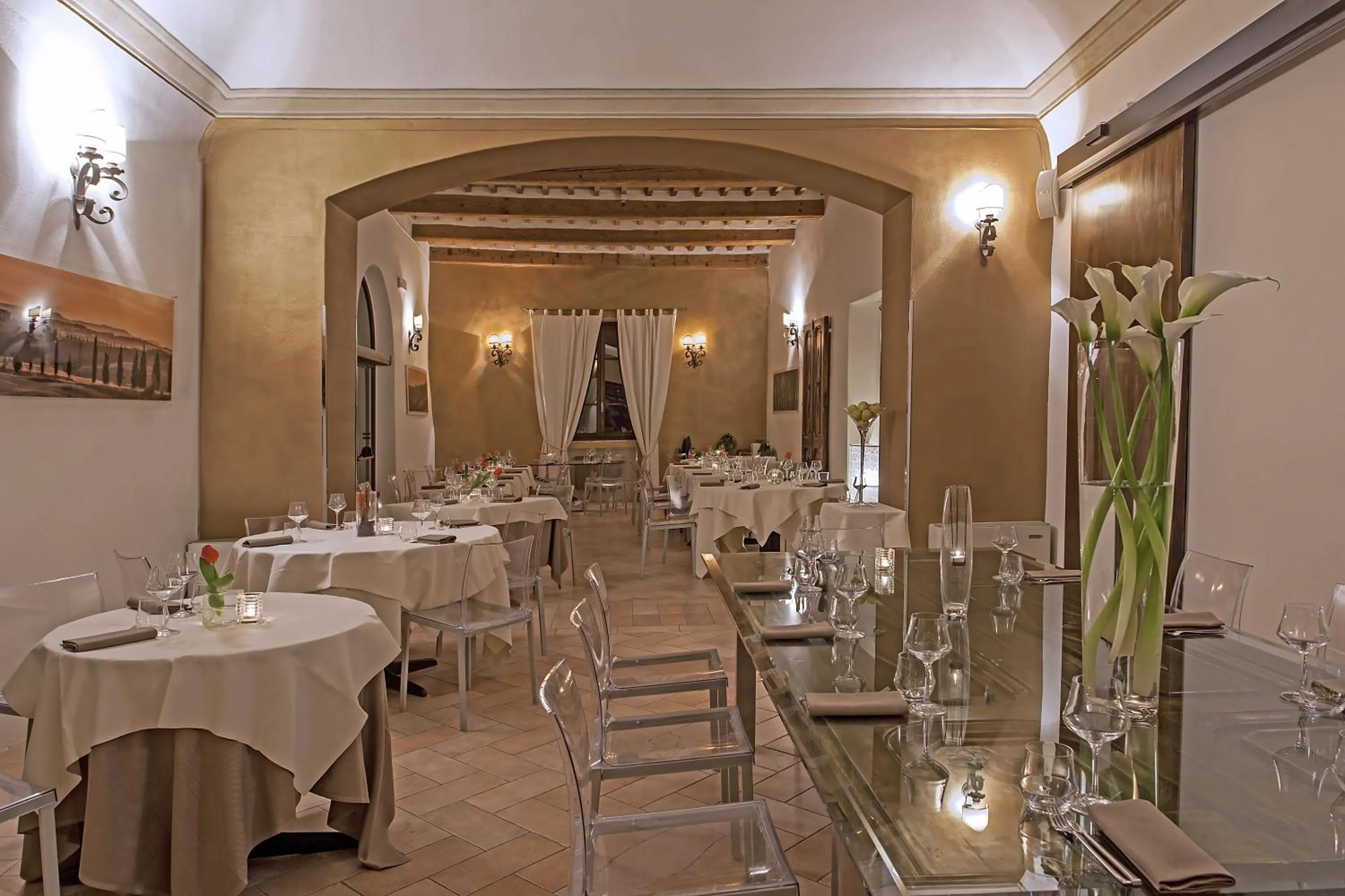 Restaurant/places to eat in Relais Il Chiostro Di Pienza
