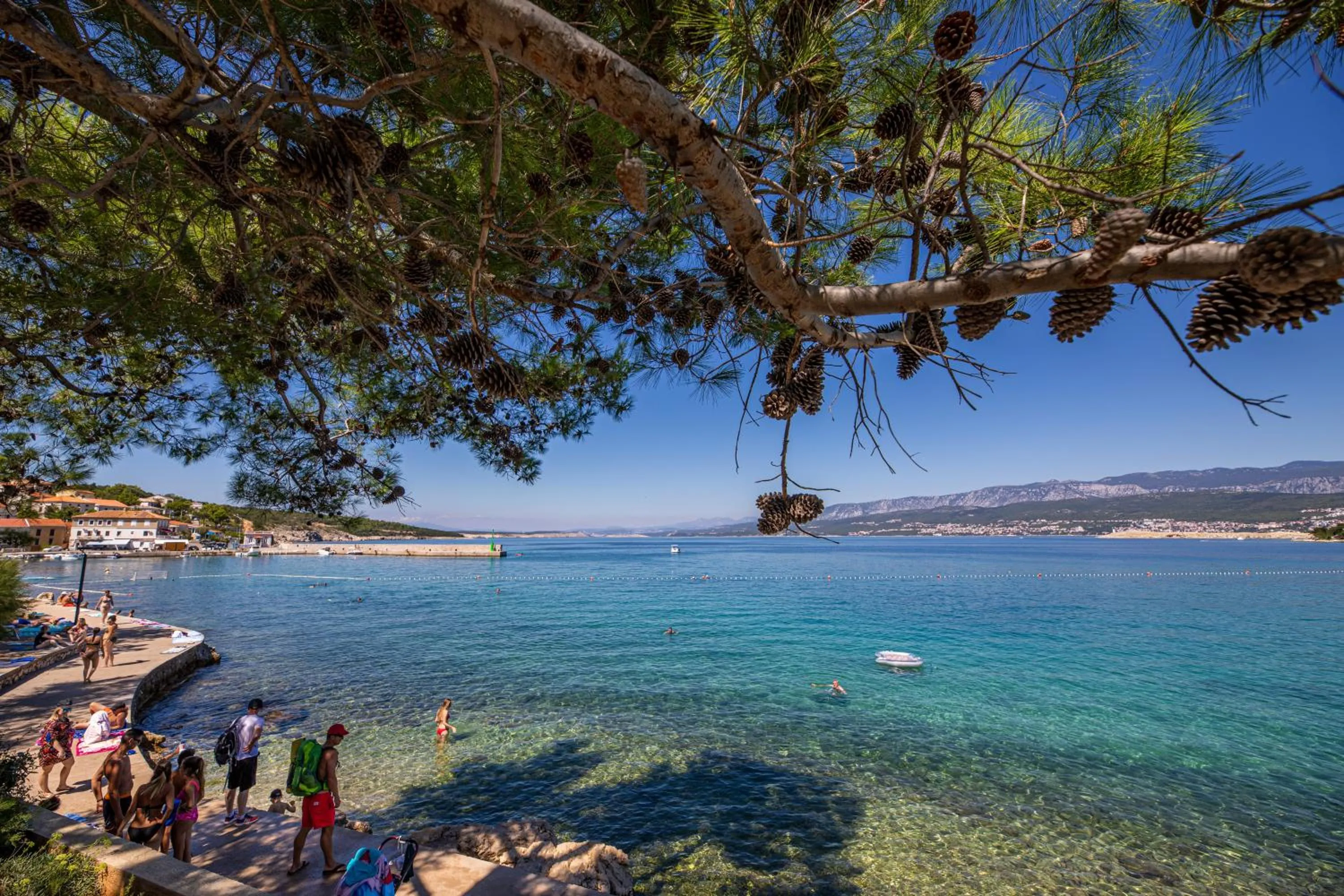 Natural landscape in Mobile Homes Krk Silo