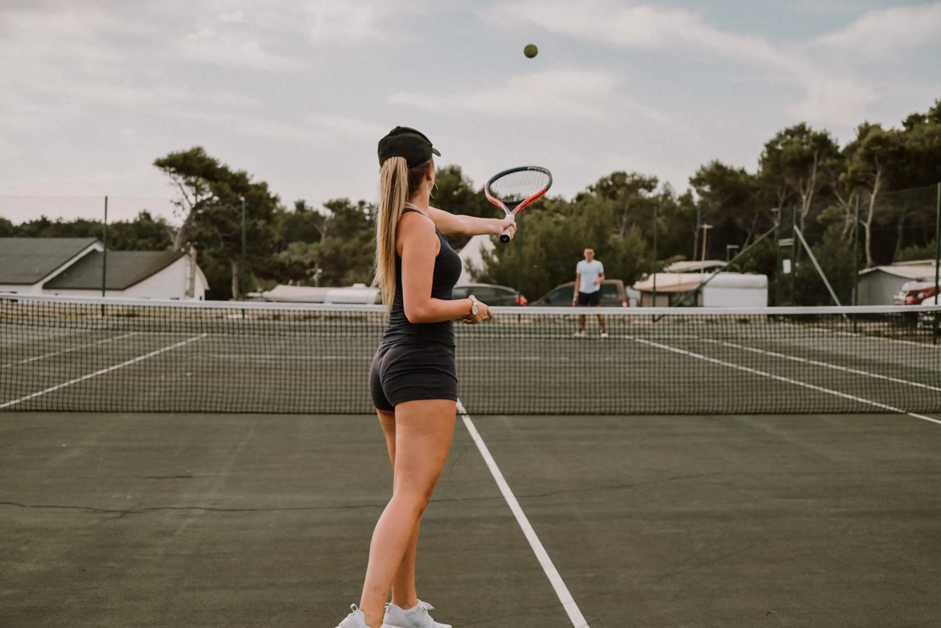Tennis court in Mobile Homes Krk Silo