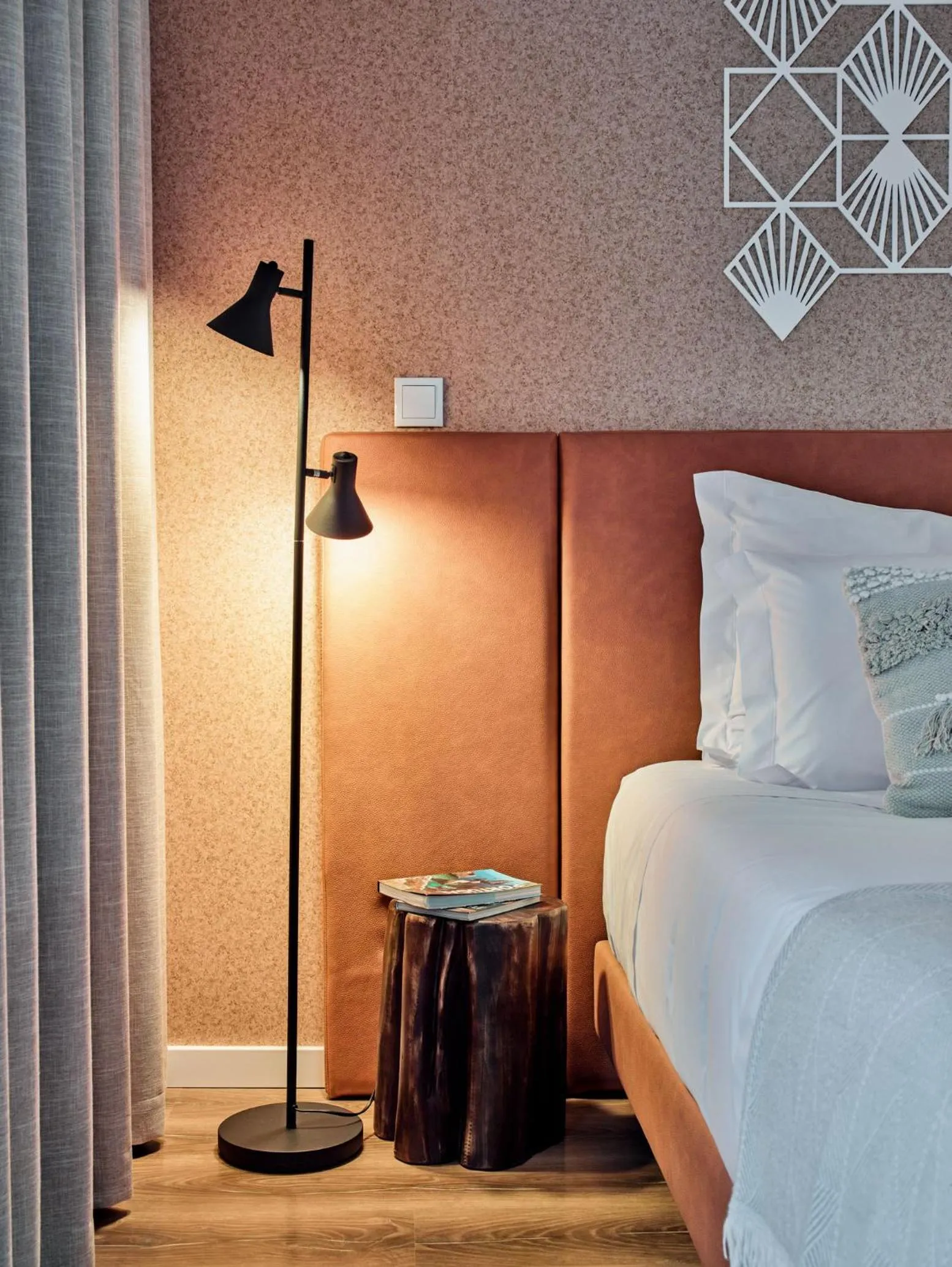 Bed in The Bastion Elvas Apartments