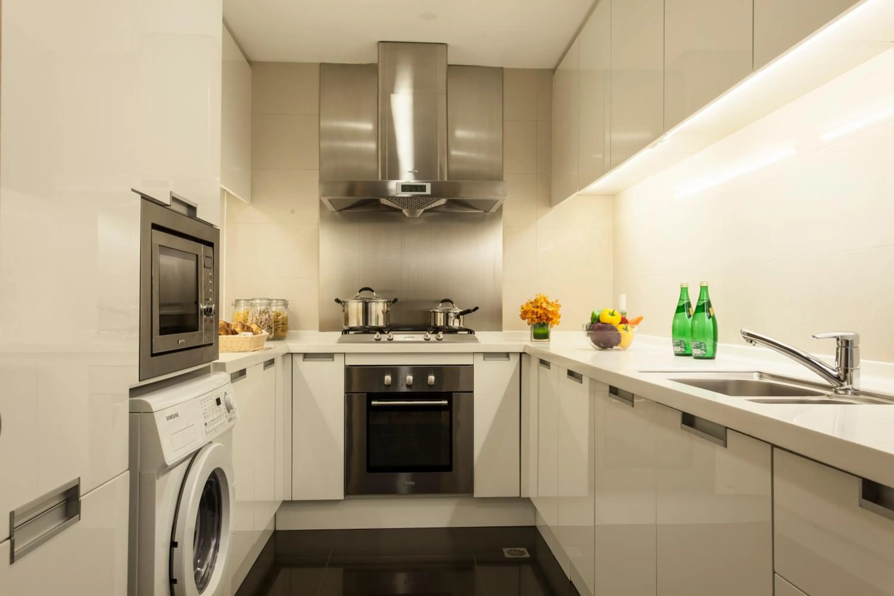 Kitchen or kitchenette in Somerset Grand Central Dalian