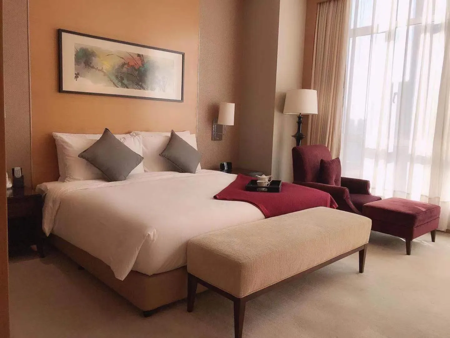 Bedroom, Bed in Somerset Grand Central Dalian