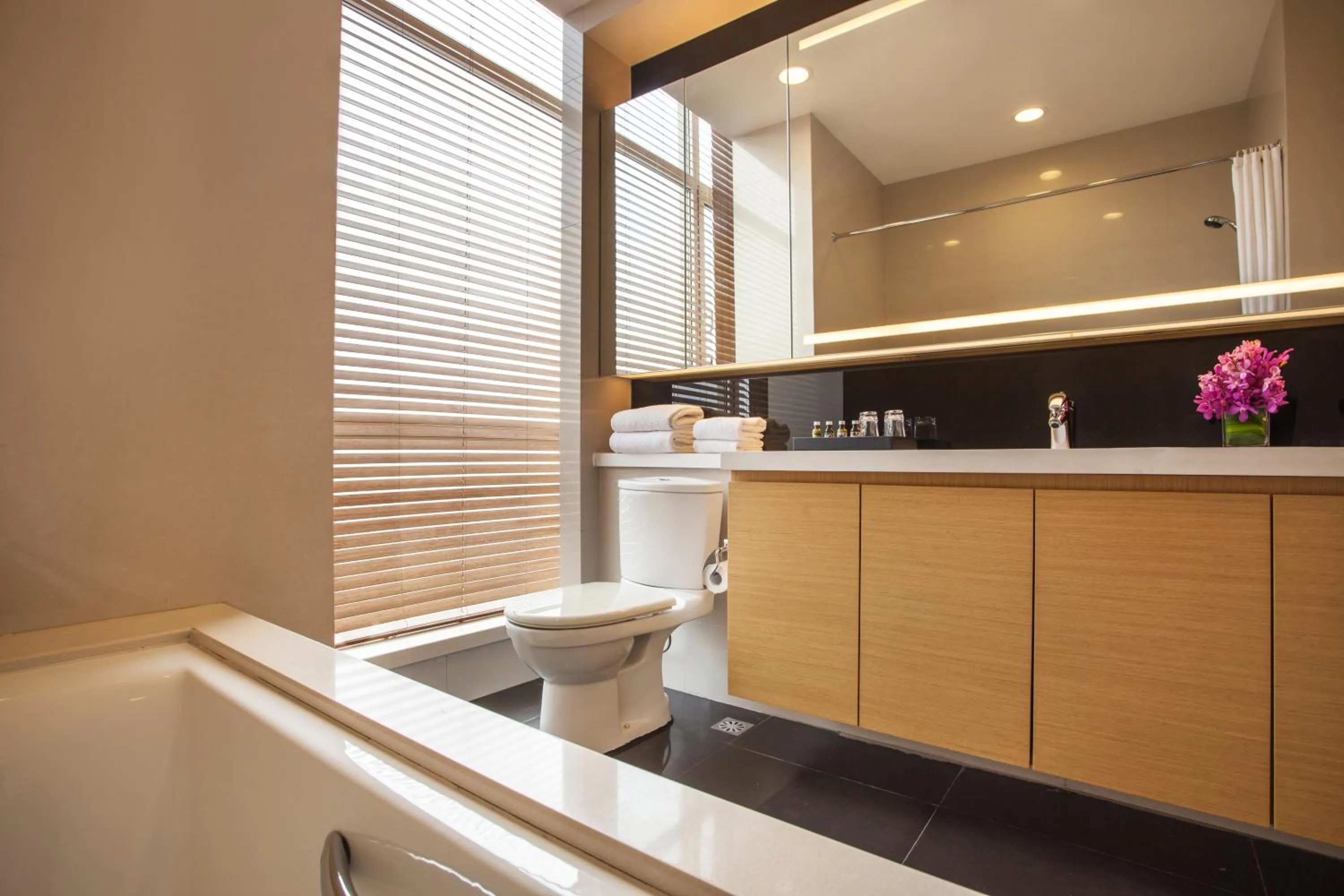 Bathroom in Somerset Grand Central Dalian