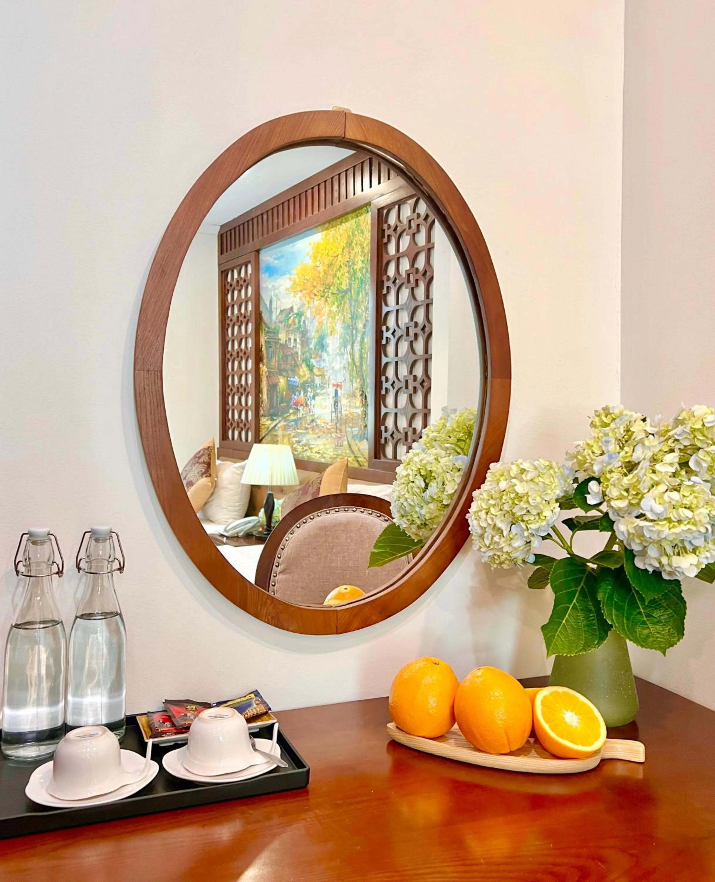 Decorative detail in DE LA SOIE Hotel & Travel