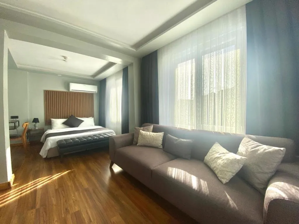 Bed in sahar sultan hotel