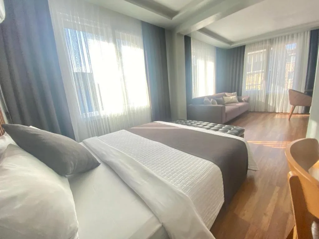 Bed in sahar sultan hotel