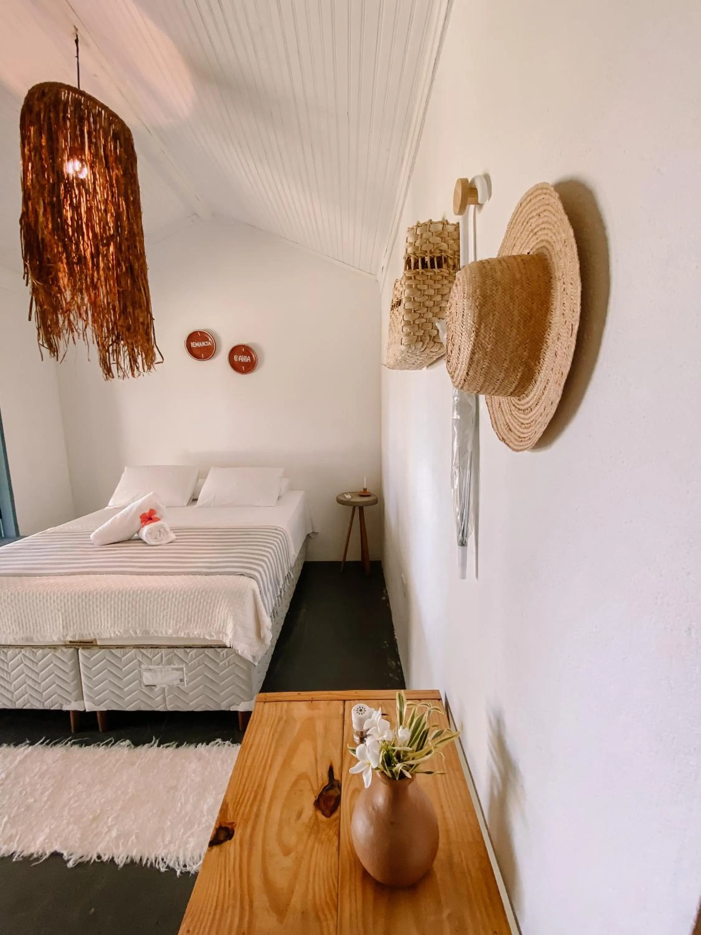 Bed in Pousada Quintal Caraíva