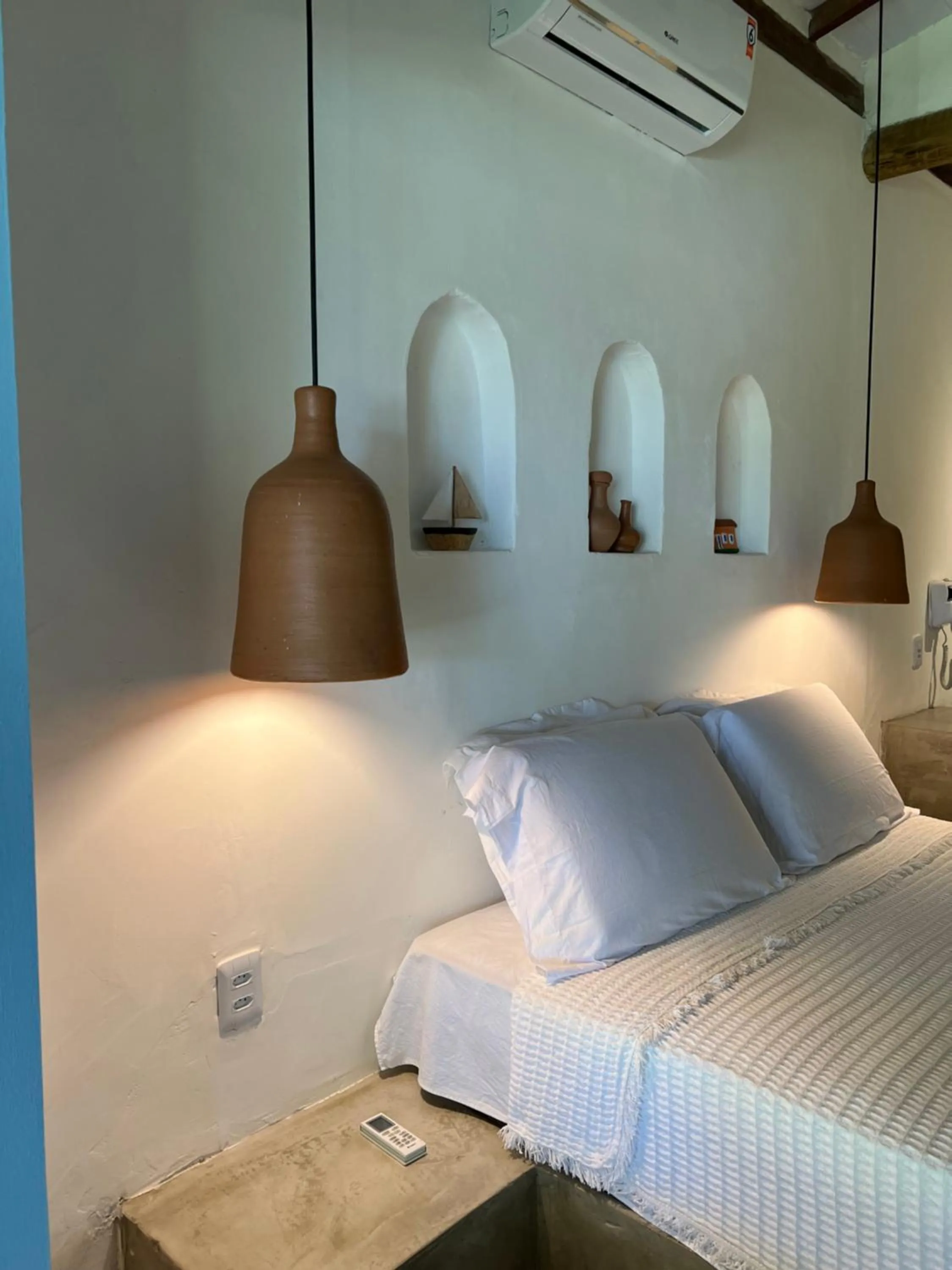 Bed in Pousada Quintal Caraíva