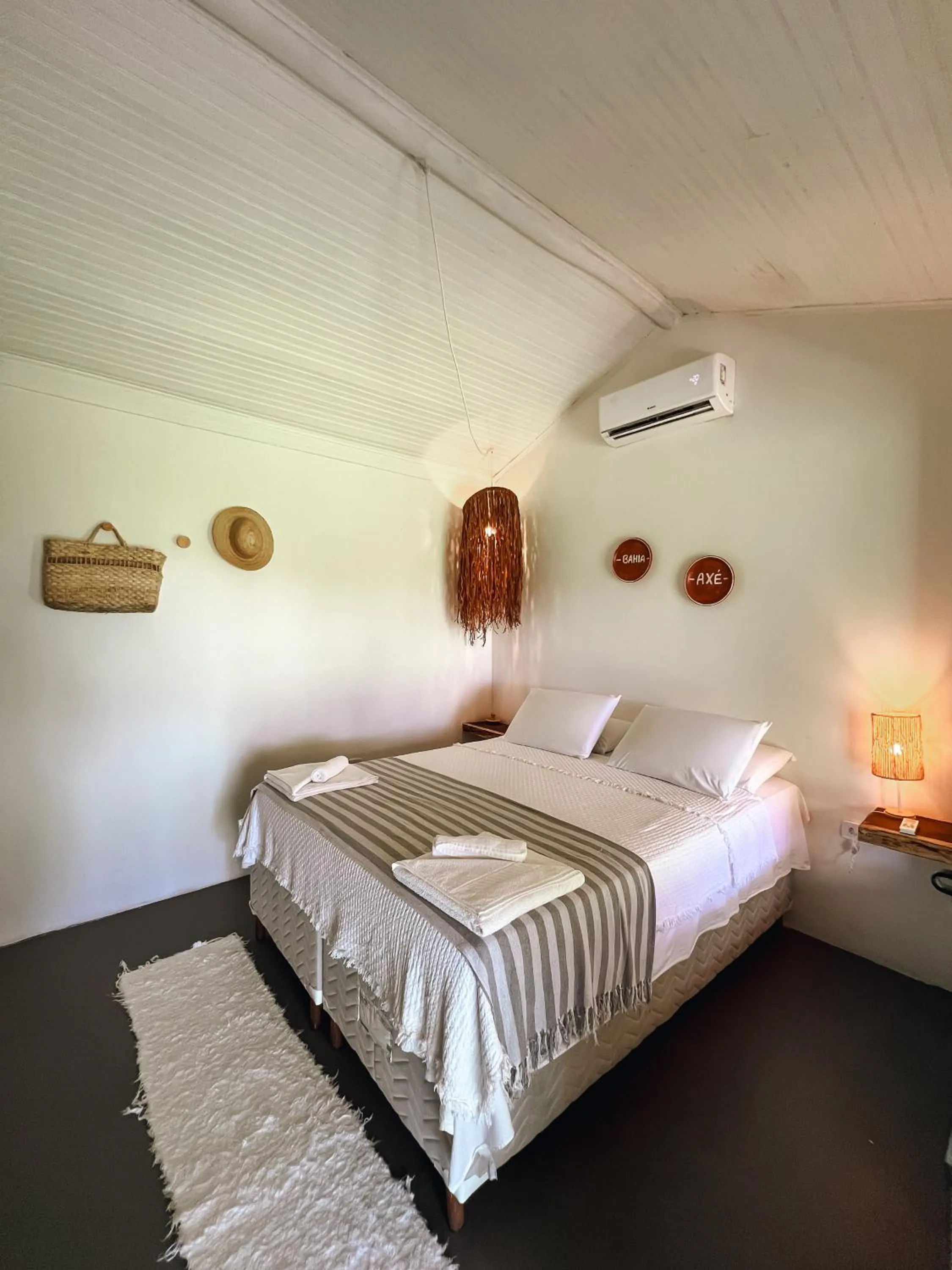 Bed in Pousada Quintal Caraíva