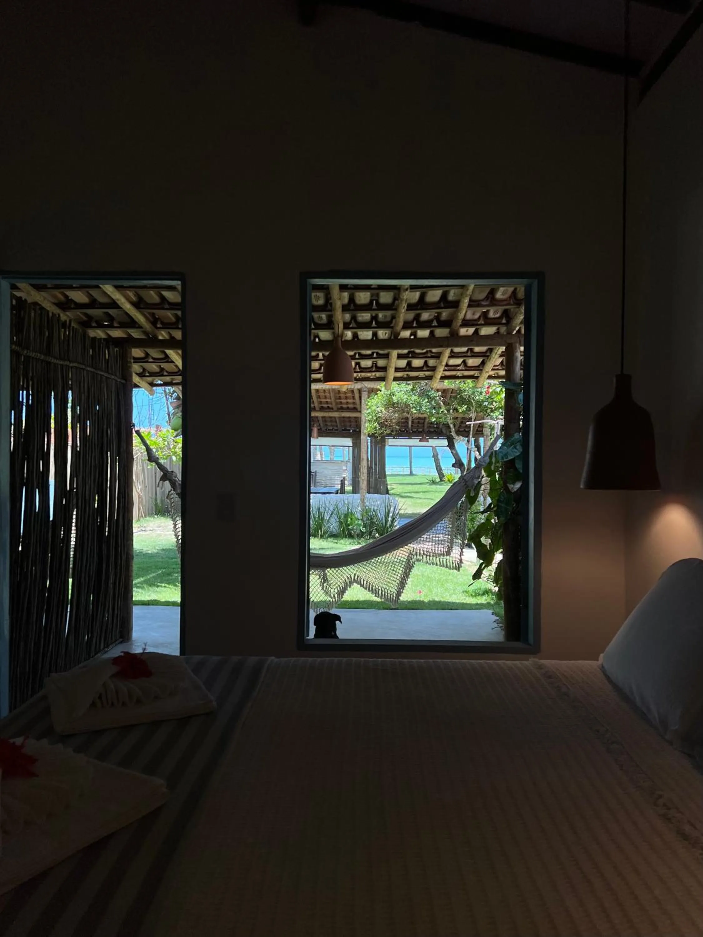 Bed in Pousada Quintal Caraíva