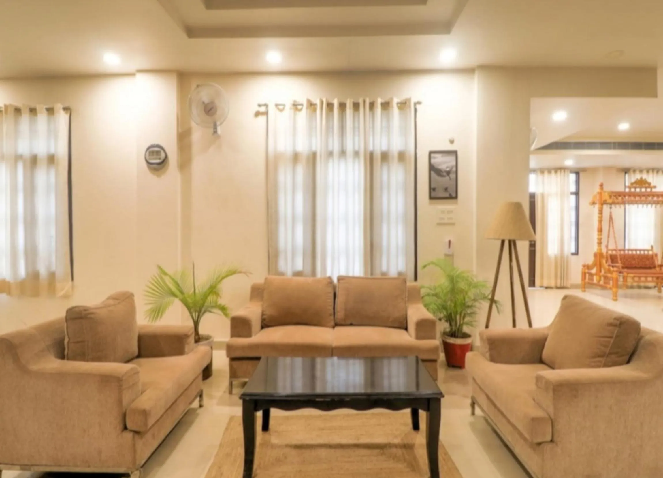 Living room in IIDM Eco Resort