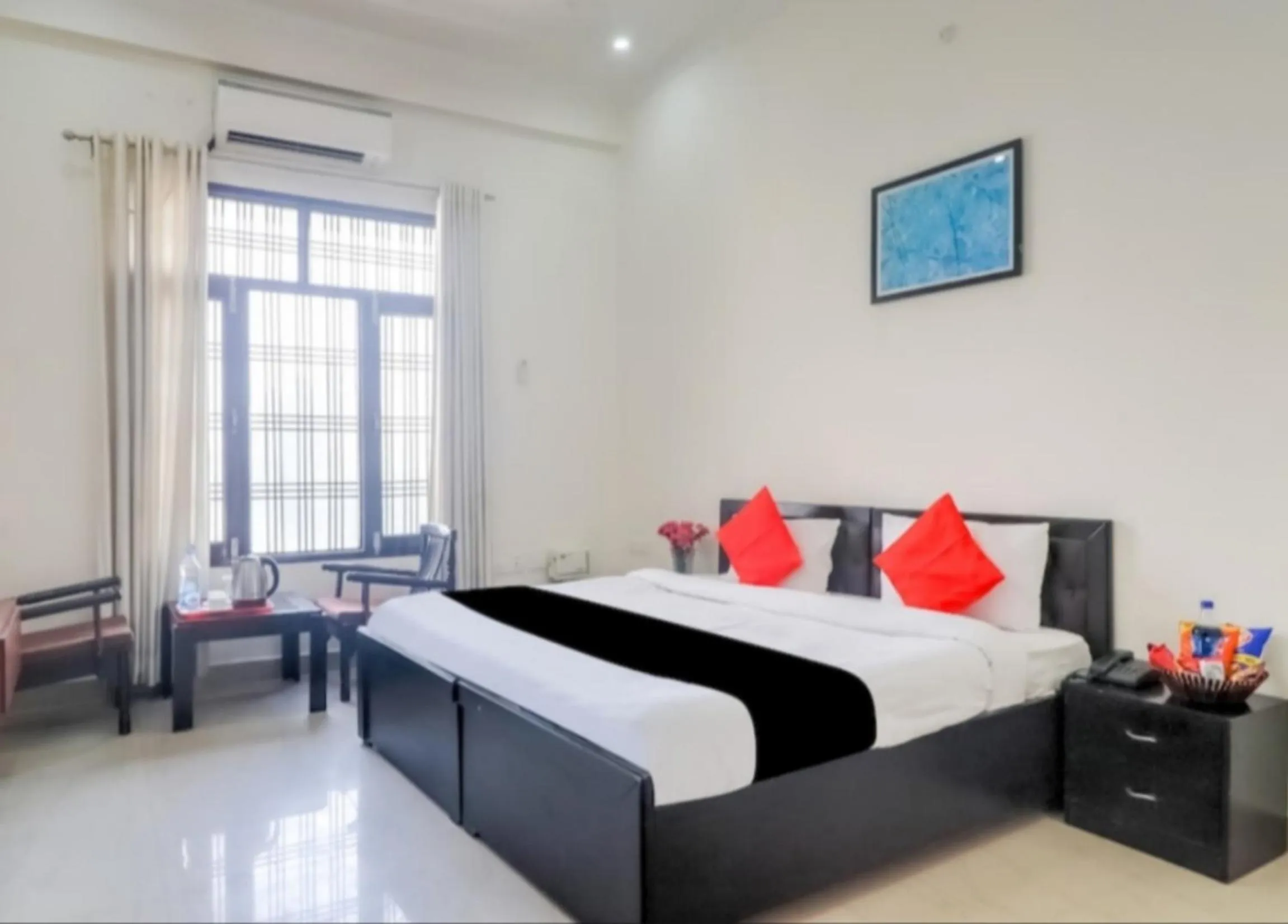 Bed in IIDM Eco Resort