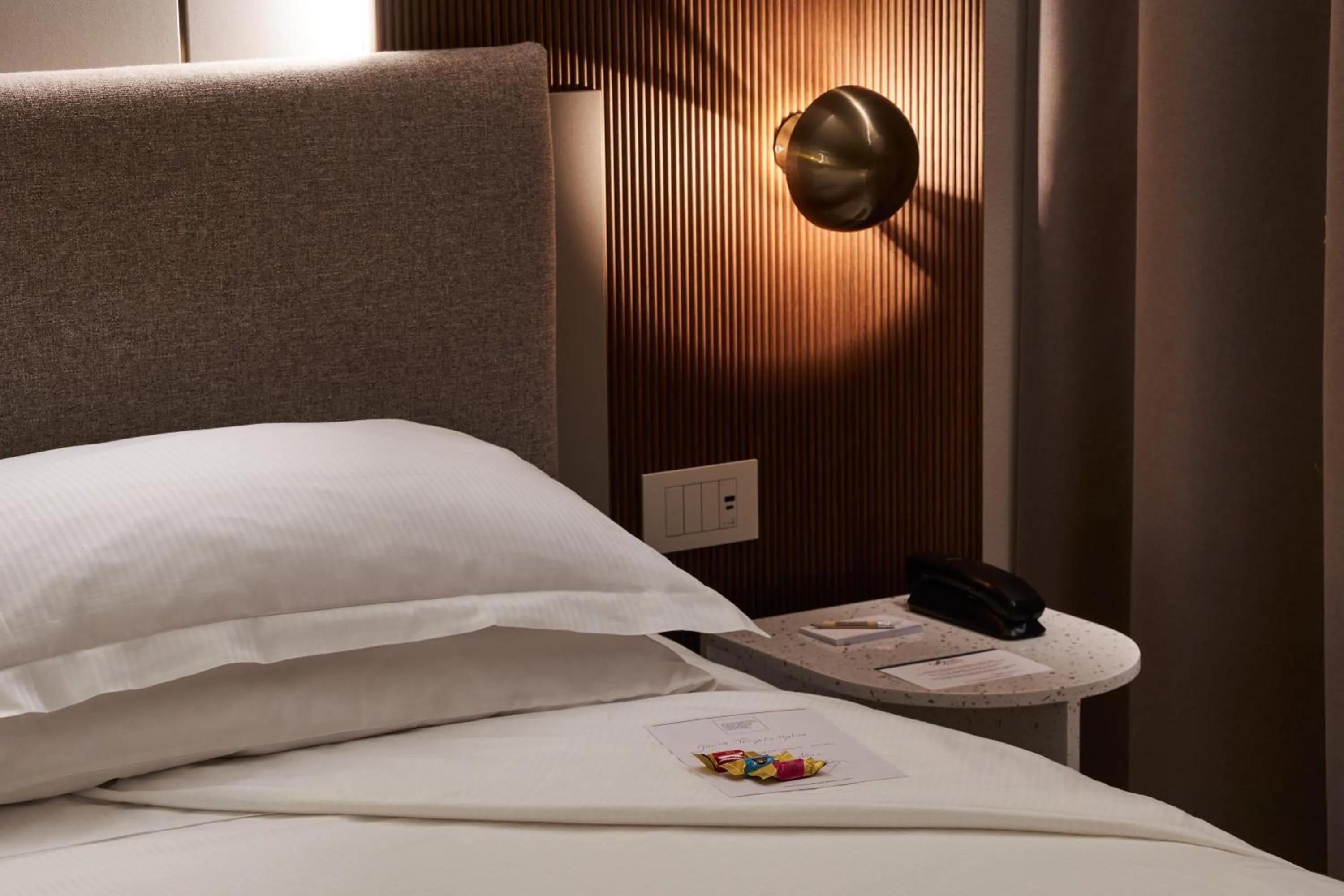 Bed in Adriatic Palace Hotel