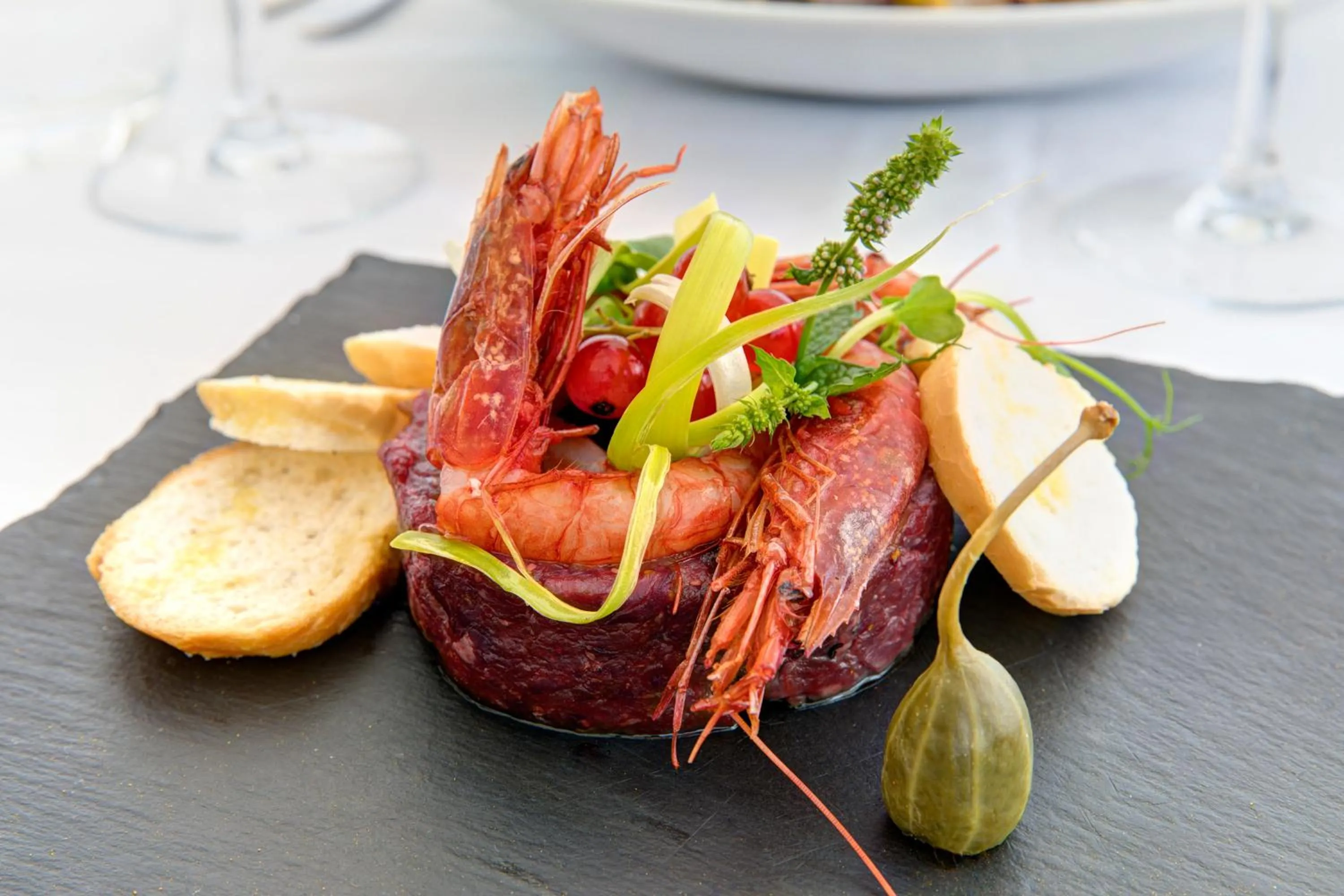 Food in Adriatic Palace Hotel