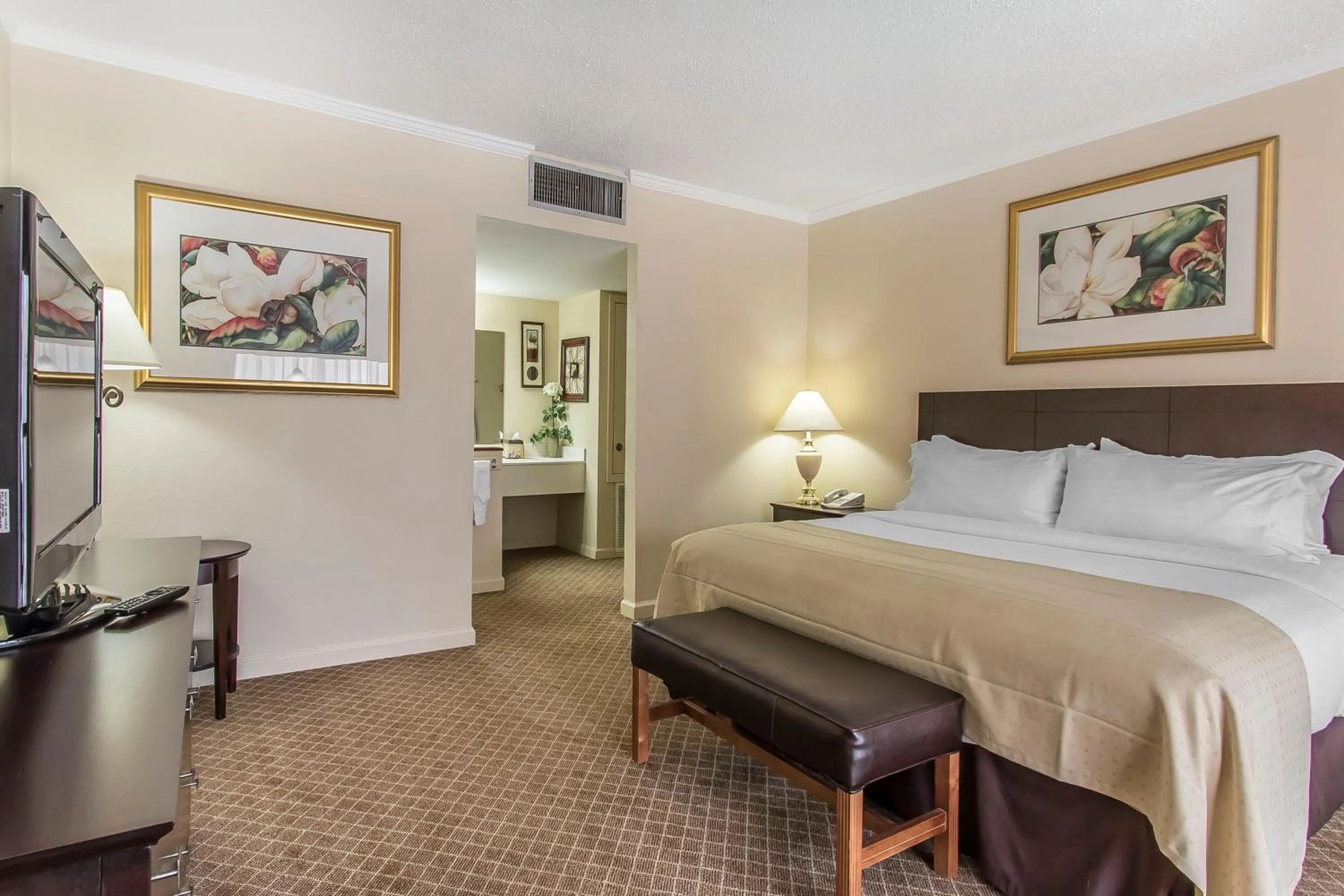 Bed in Quality Inn Morgan City