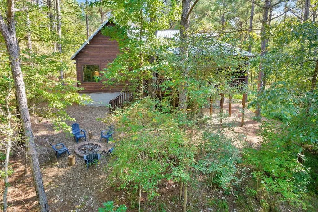 Gorgeous Idyllic Cabin w Hot Tub and Fire Pit Quittin Time is Secluded Romantic Oasis w Luxury Bathroom Double Shower and Bathtub Foosball Table