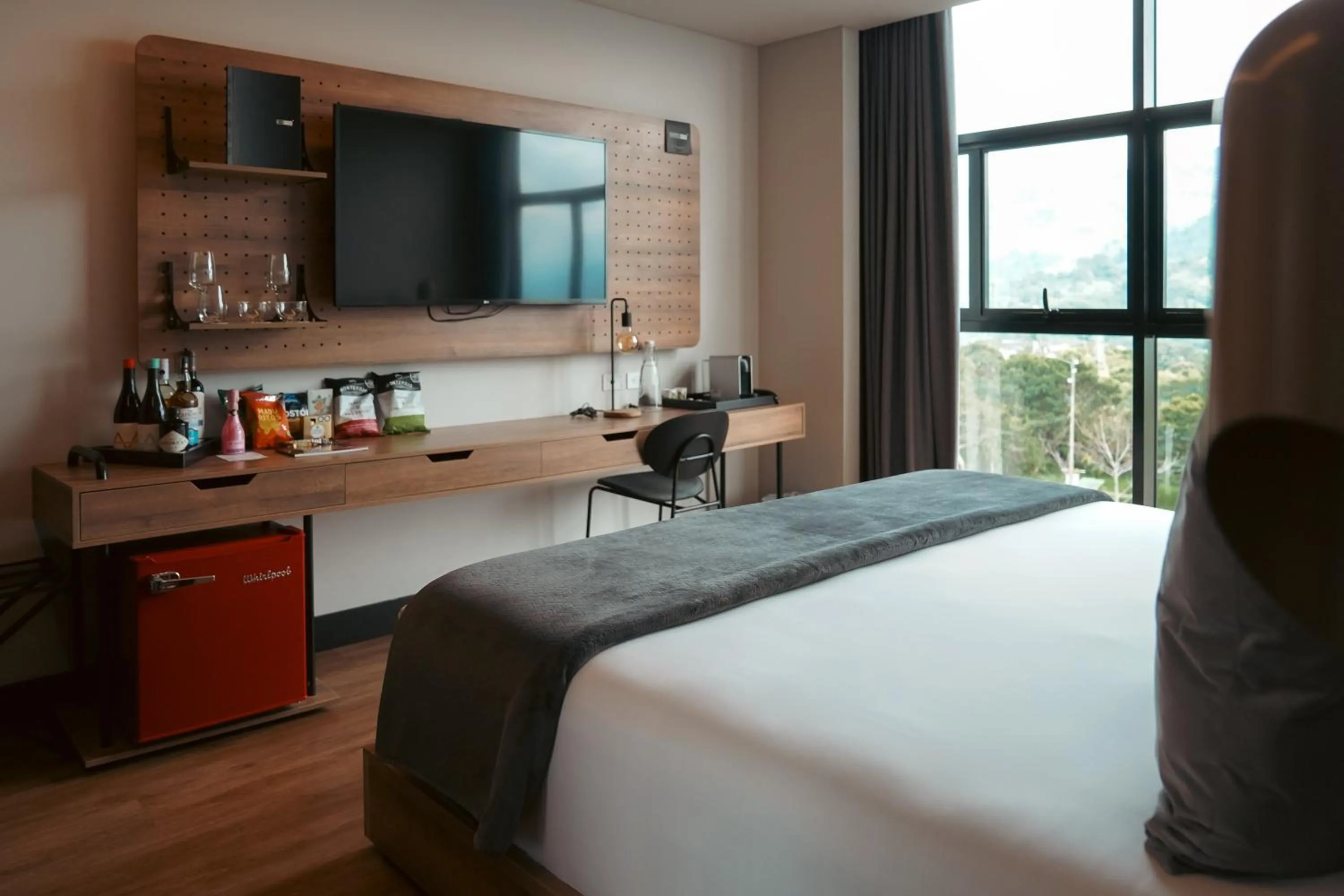 TV and multimedia, Bed in Hotel Sexto by Icono