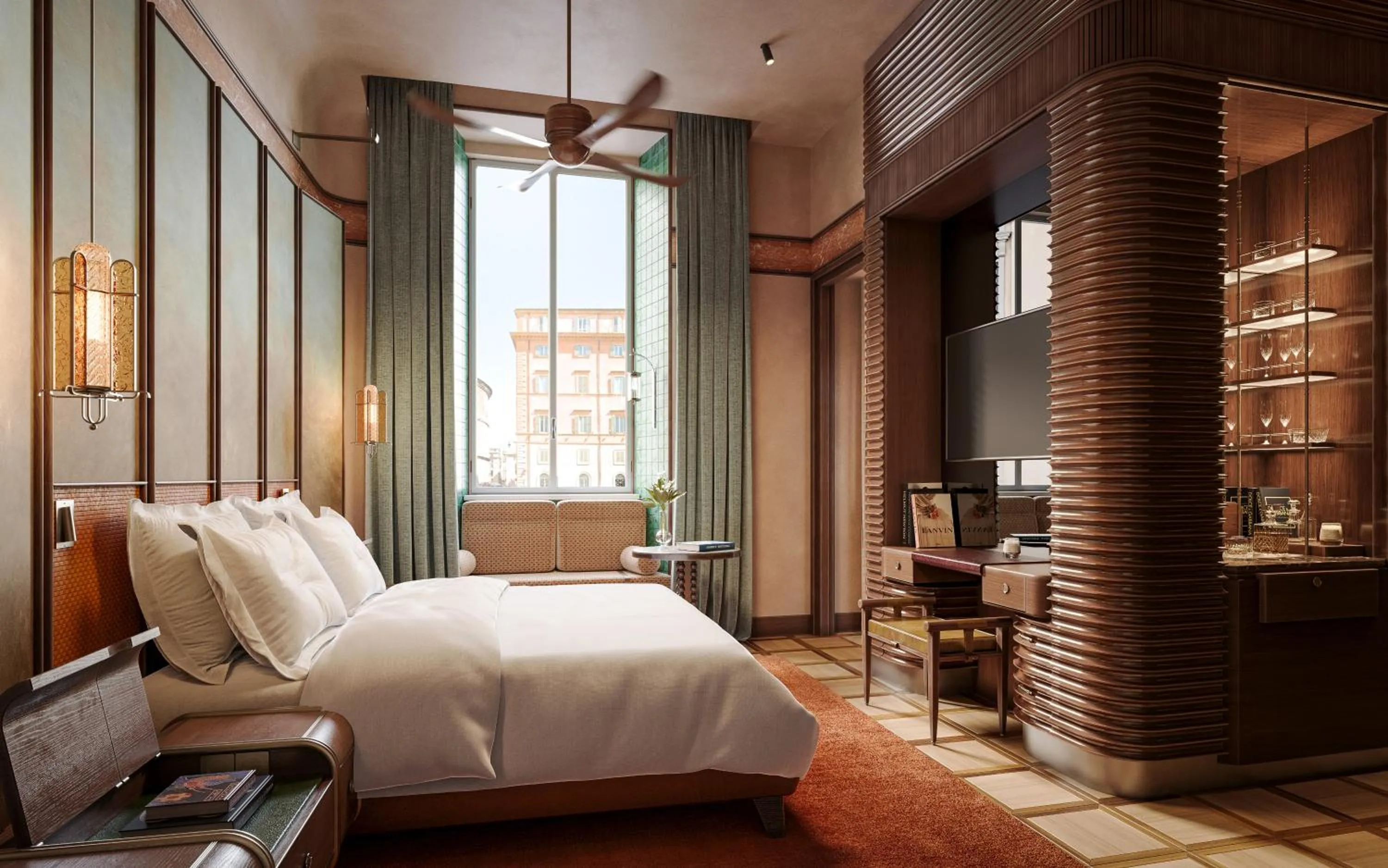 Bedroom, Bed in Orient Express La Minerva