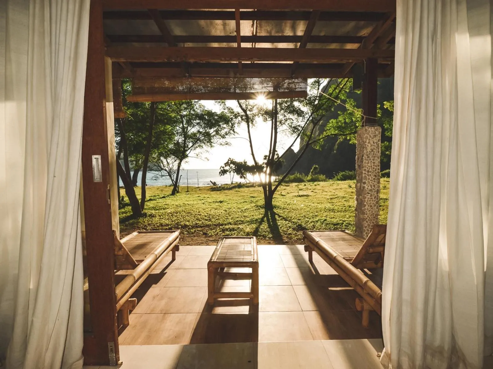 Garden view in Kirana Retreat - Beach Front Resort